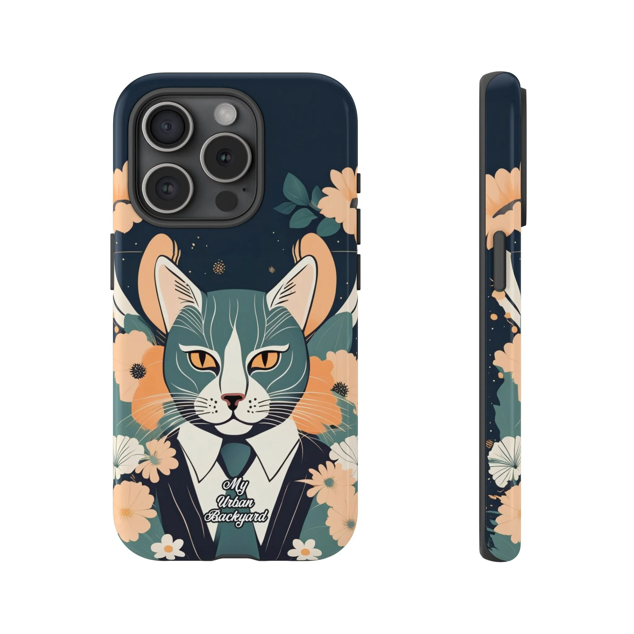 Blue Cat, Cell Phone Case - Apple, Samsung, or Google Pixel