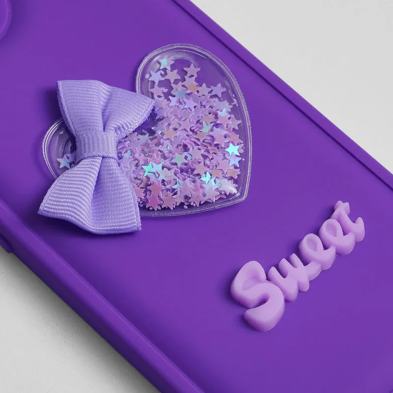 Bow Heart Cute Phone Back Cover for Redmi 13C 4G