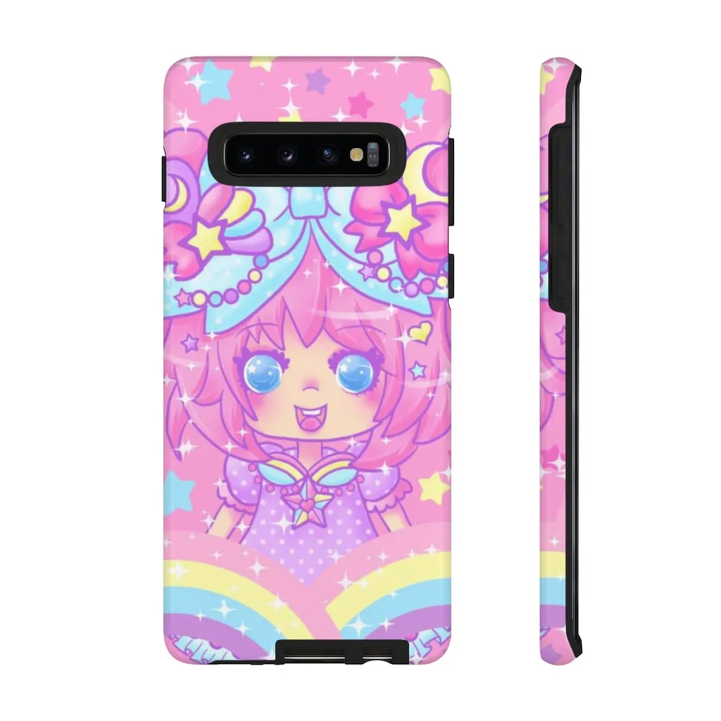 Bubbles Rainbow Land Tough Phone Case