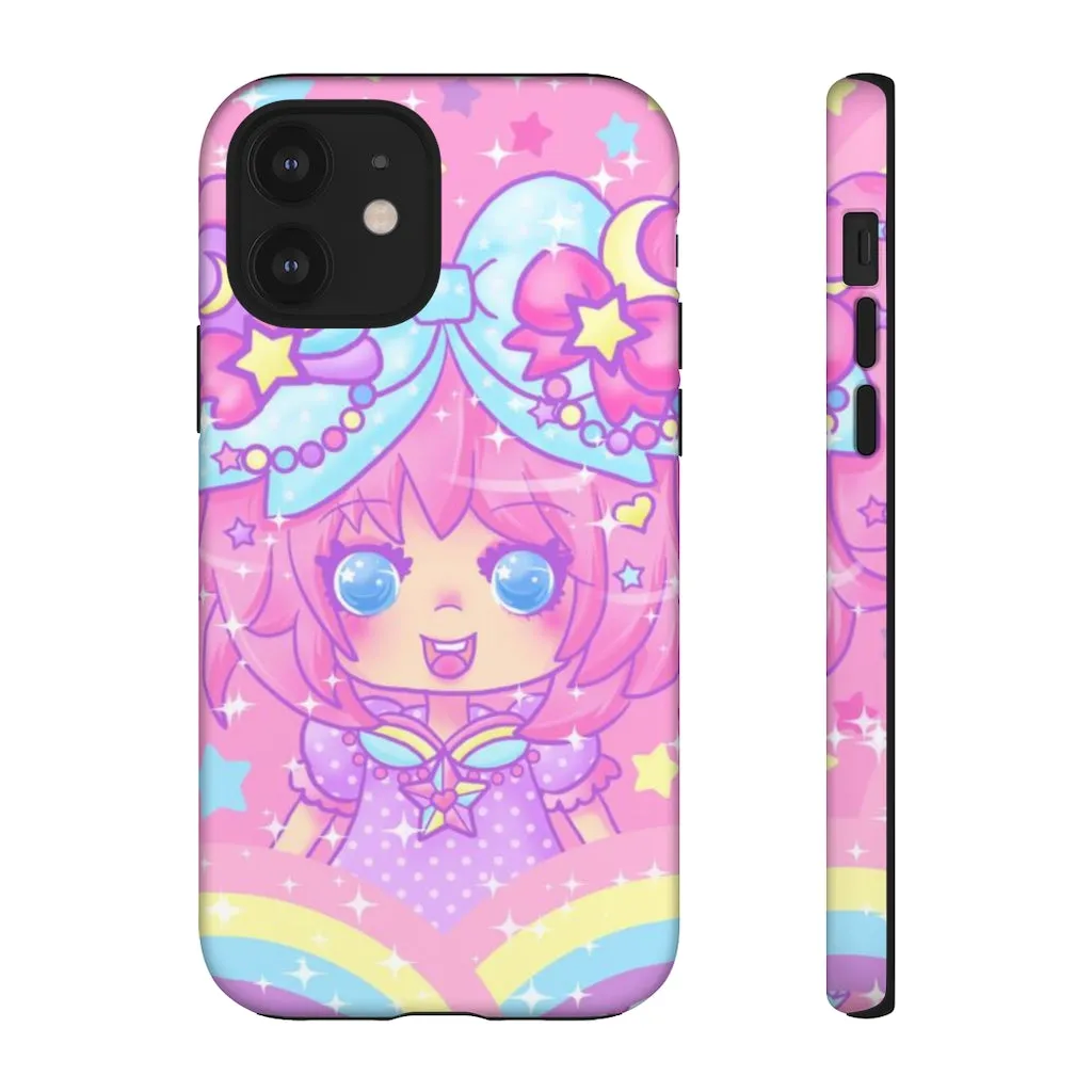 Bubbles Rainbow Land Tough Phone Case