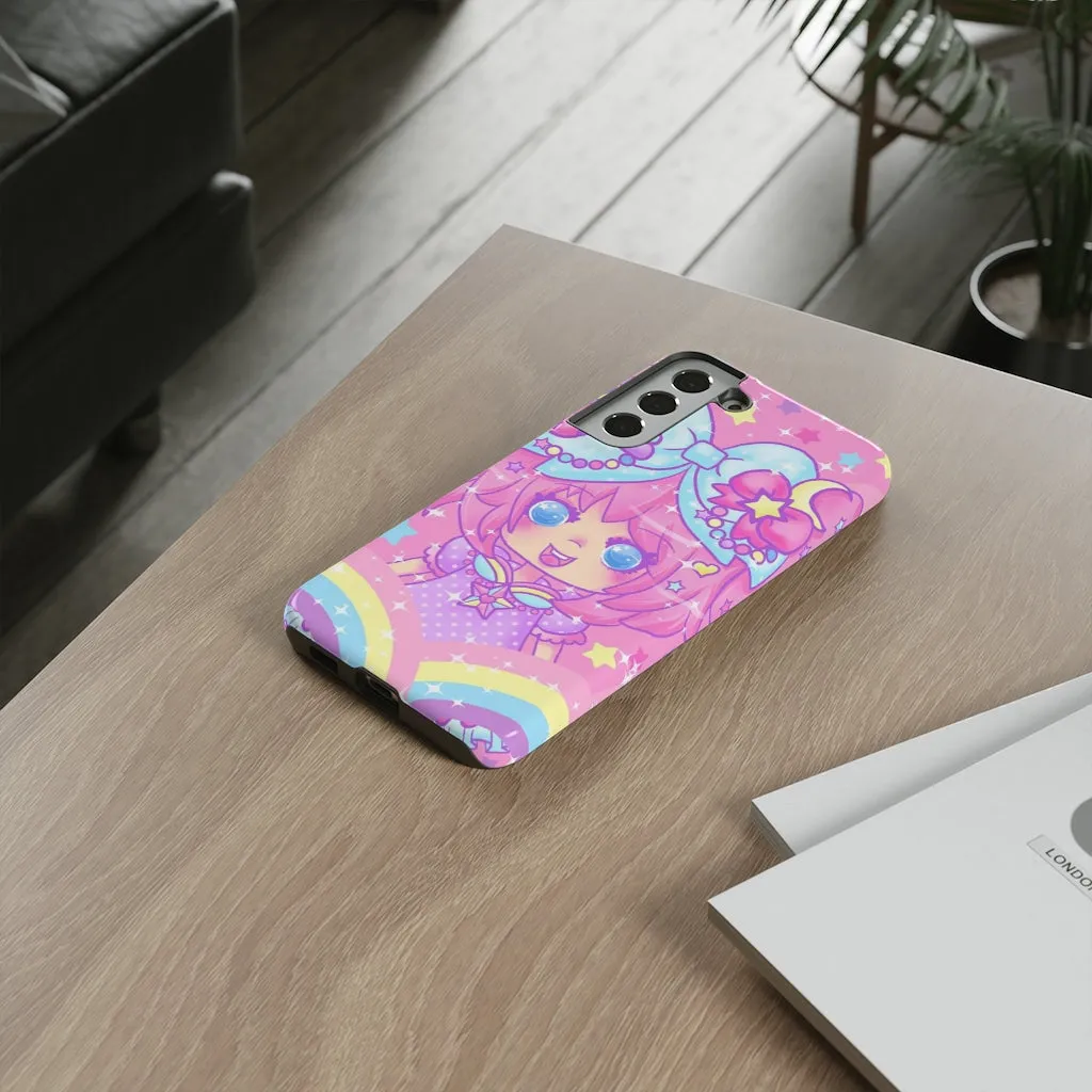 Bubbles Rainbow Land Tough Phone Case