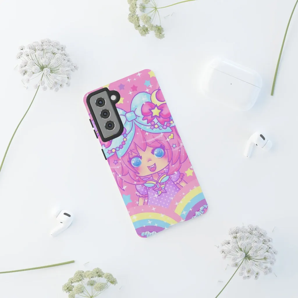 Bubbles Rainbow Land Tough Phone Case