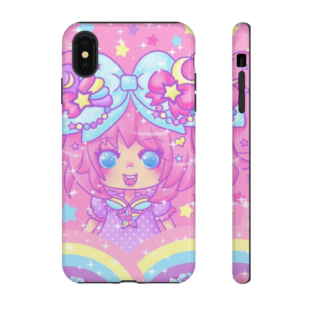 Bubbles Rainbow Land Tough Phone Case