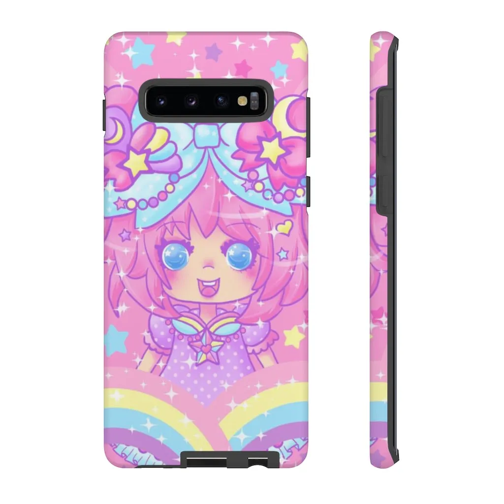 Bubbles Rainbow Land Tough Phone Case