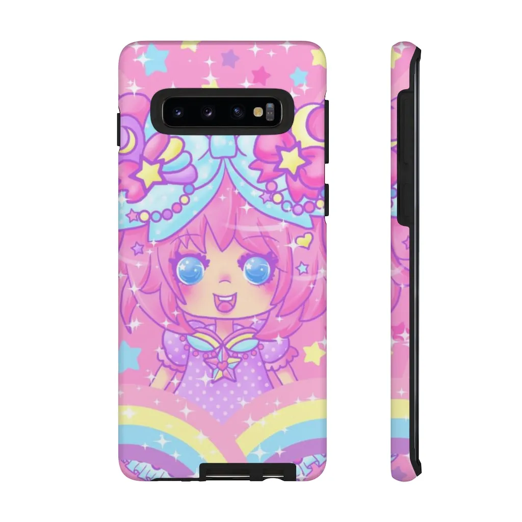 Bubbles Rainbow Land Tough Phone Case