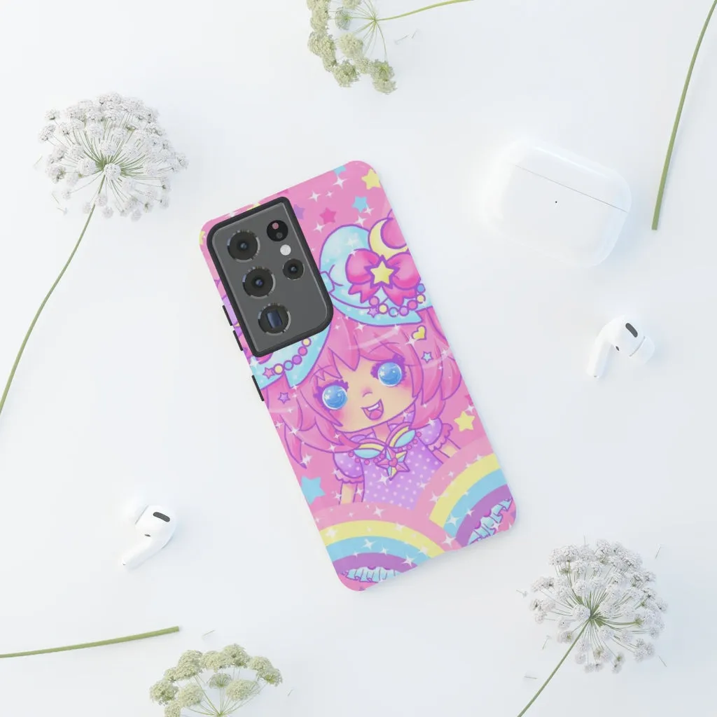 Bubbles Rainbow Land Tough Phone Case