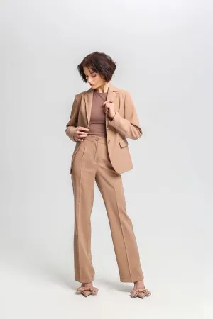 Chic Silk-Blend Women's Trousers for Effortless Elegance