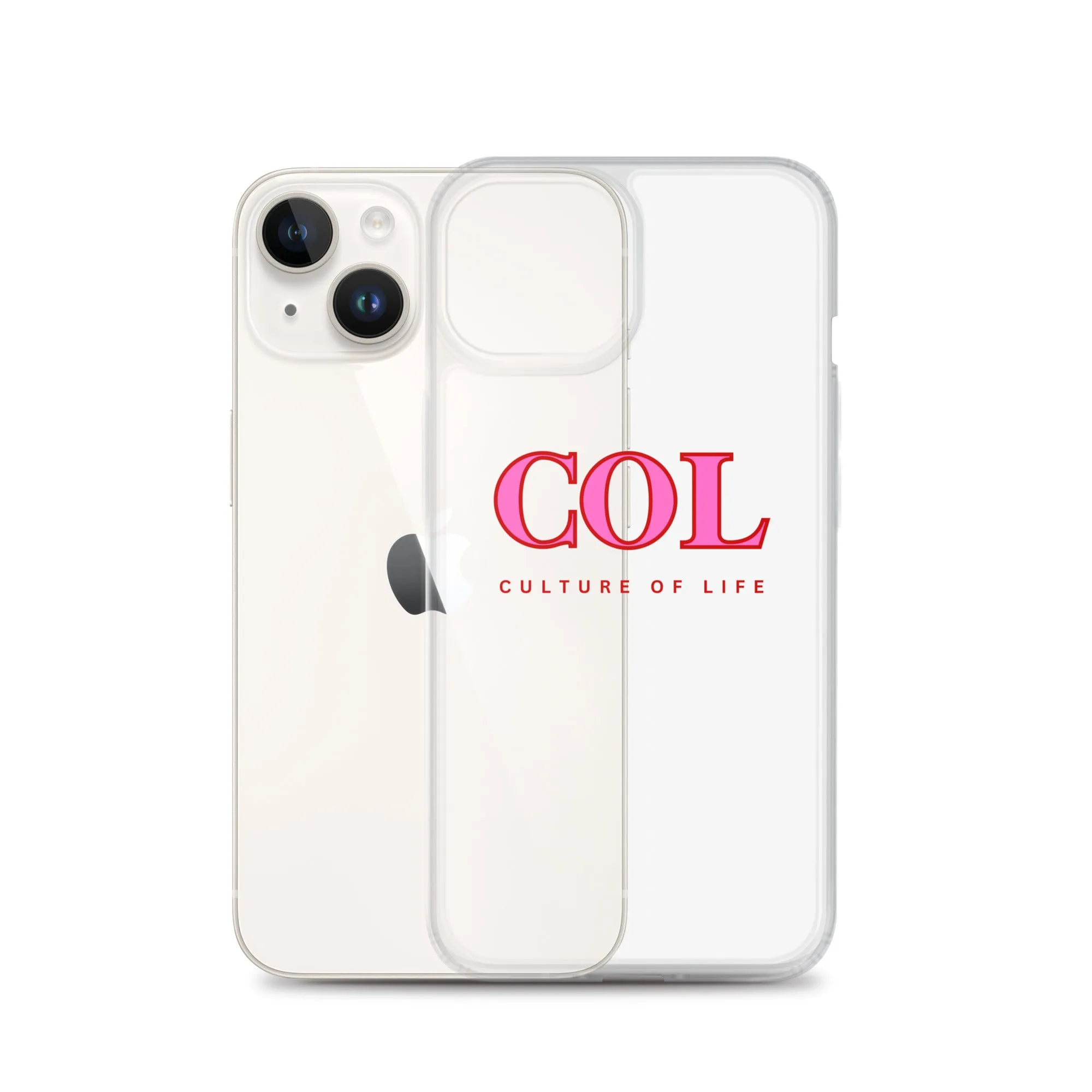 Clear COL logo Case for iPhone®