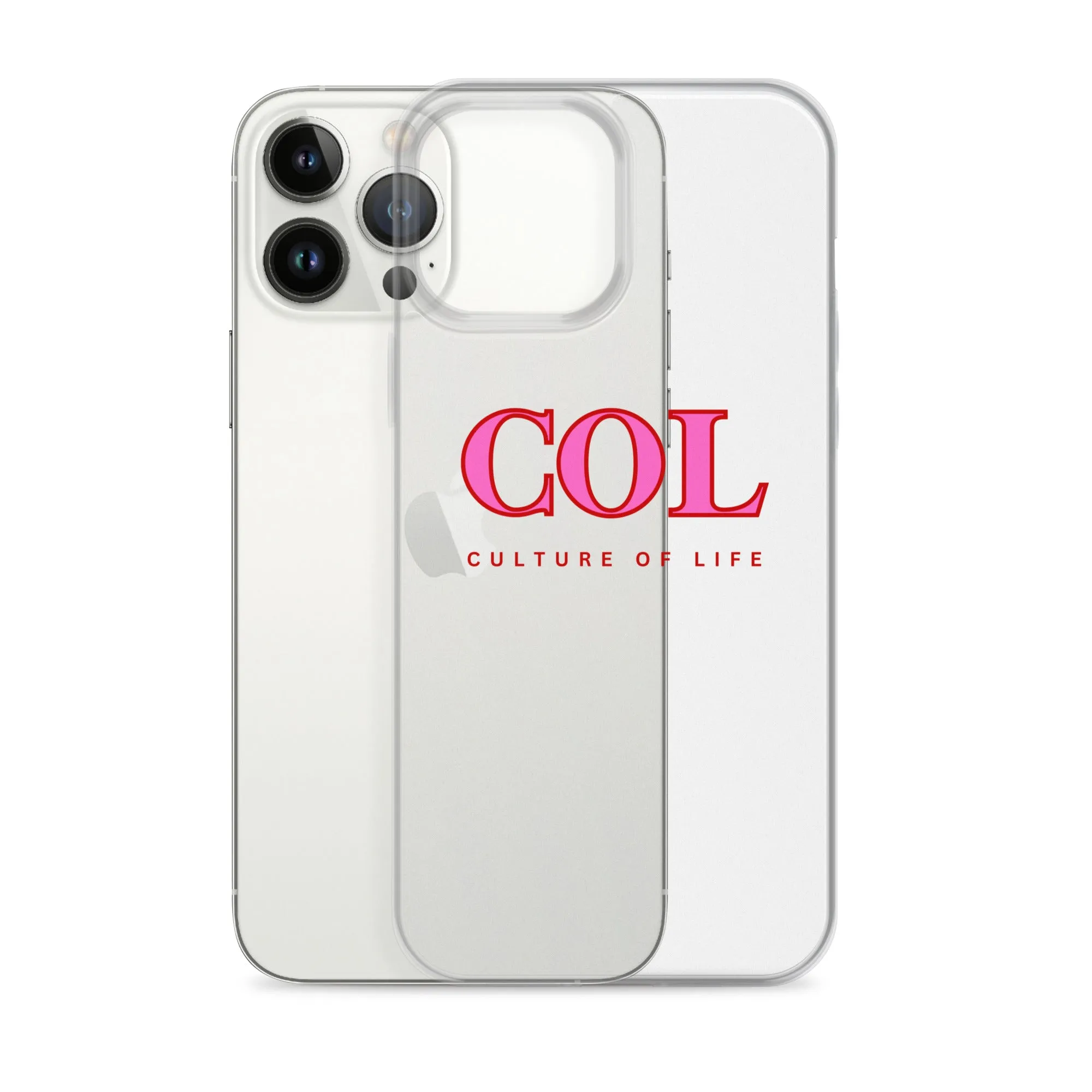 Clear COL logo Case for iPhone®