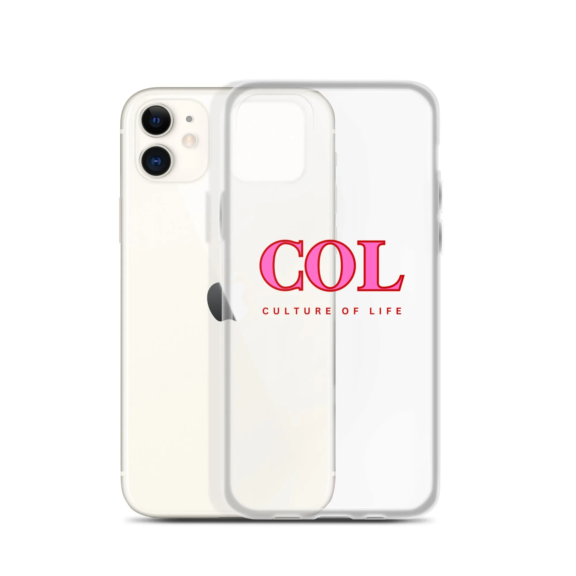 Clear COL logo Case for iPhone®