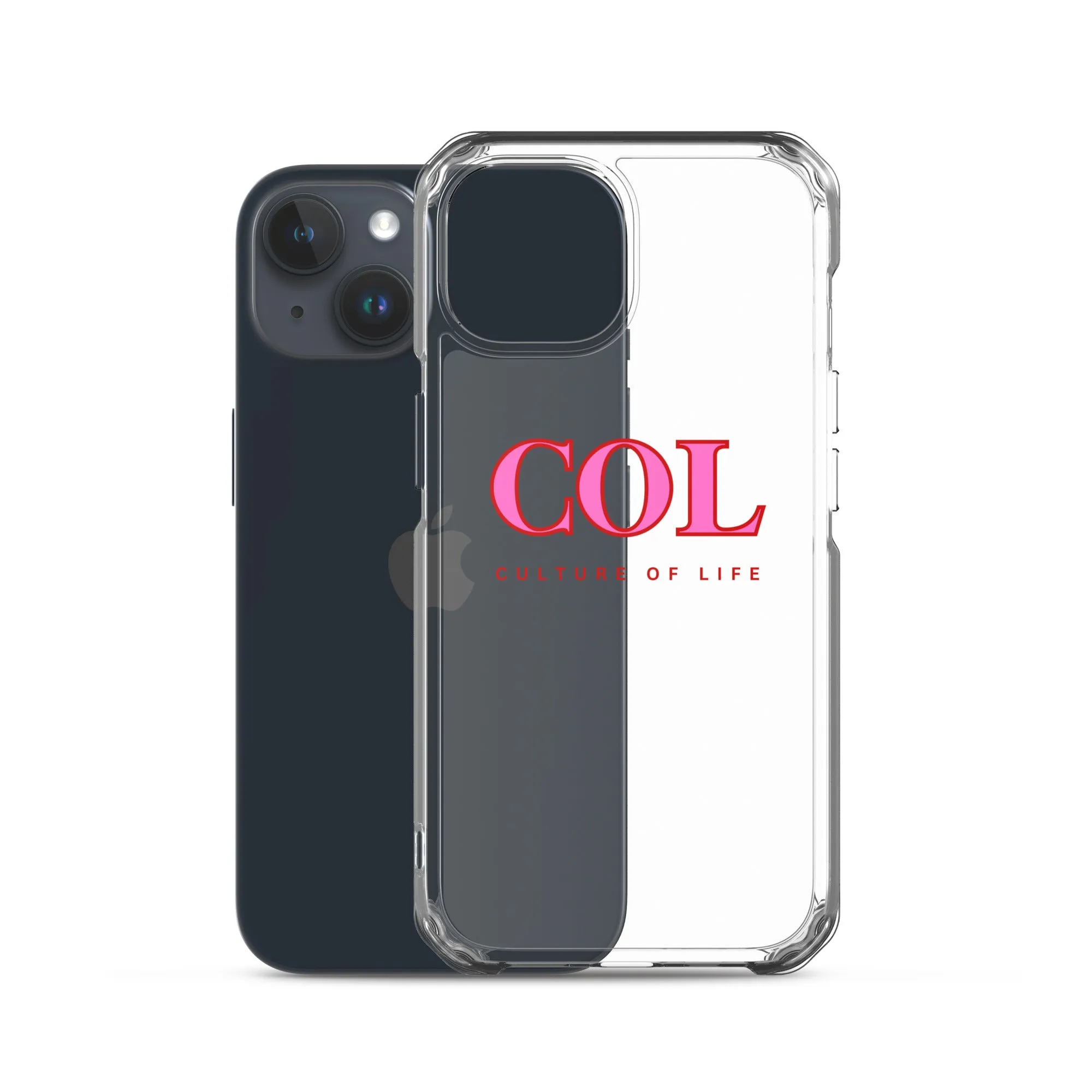 Clear COL logo Case for iPhone®