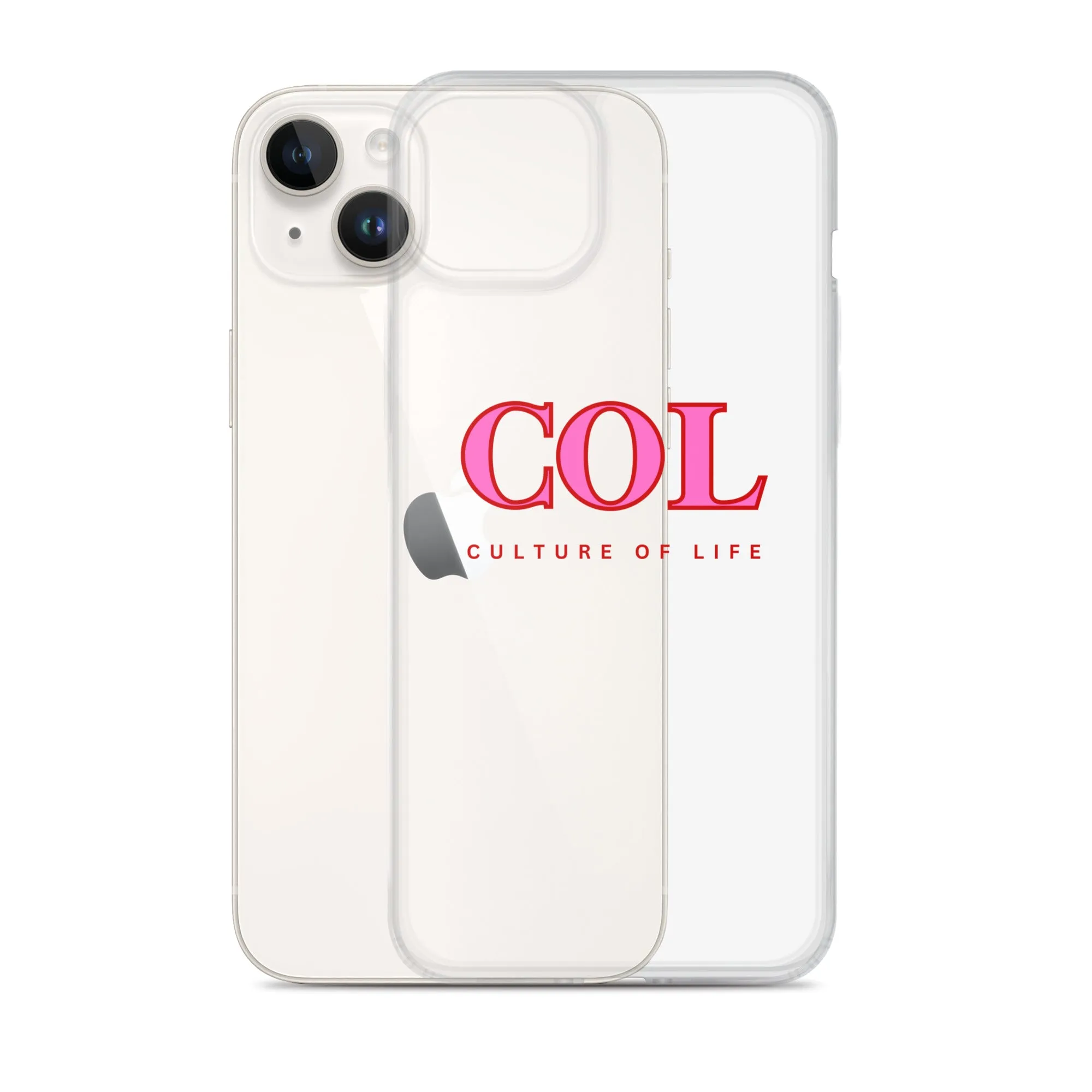 Clear COL logo Case for iPhone®