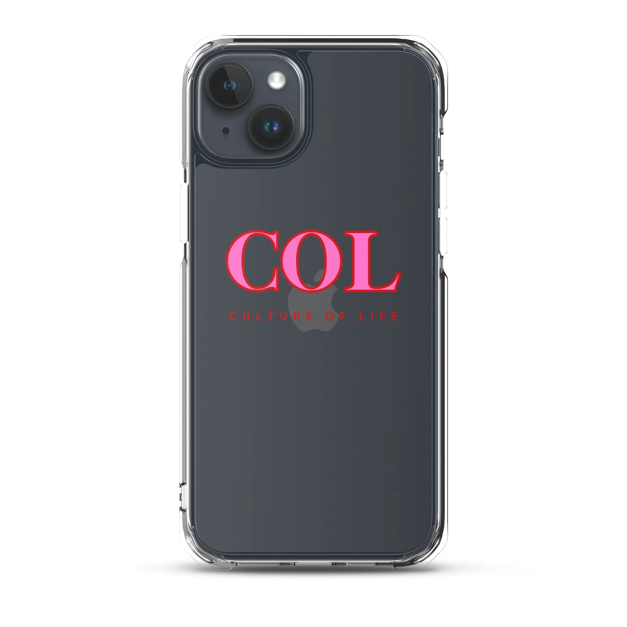 Clear COL logo Case for iPhone®