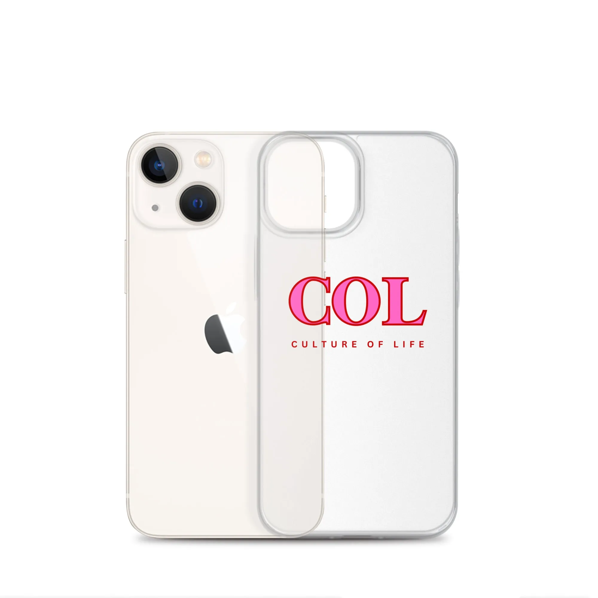 Clear COL logo Case for iPhone®