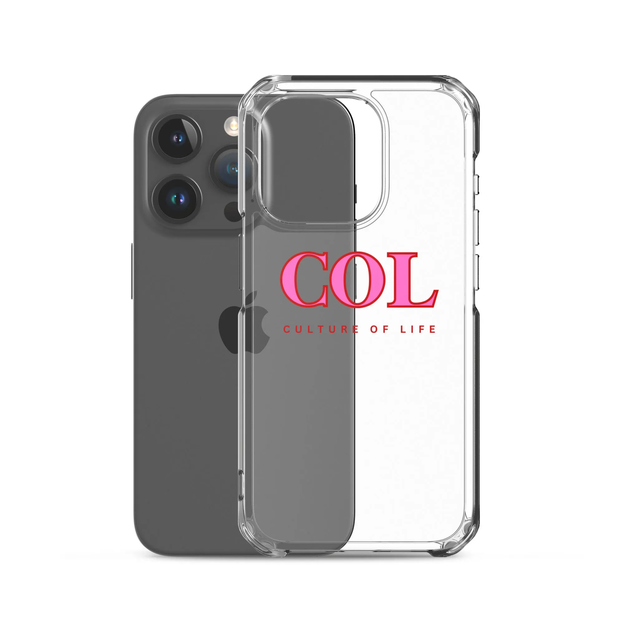 Clear COL logo Case for iPhone®