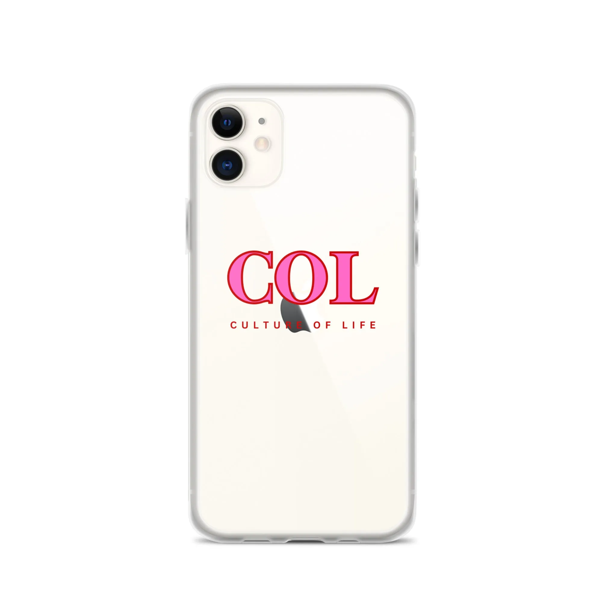 Clear COL logo Case for iPhone®