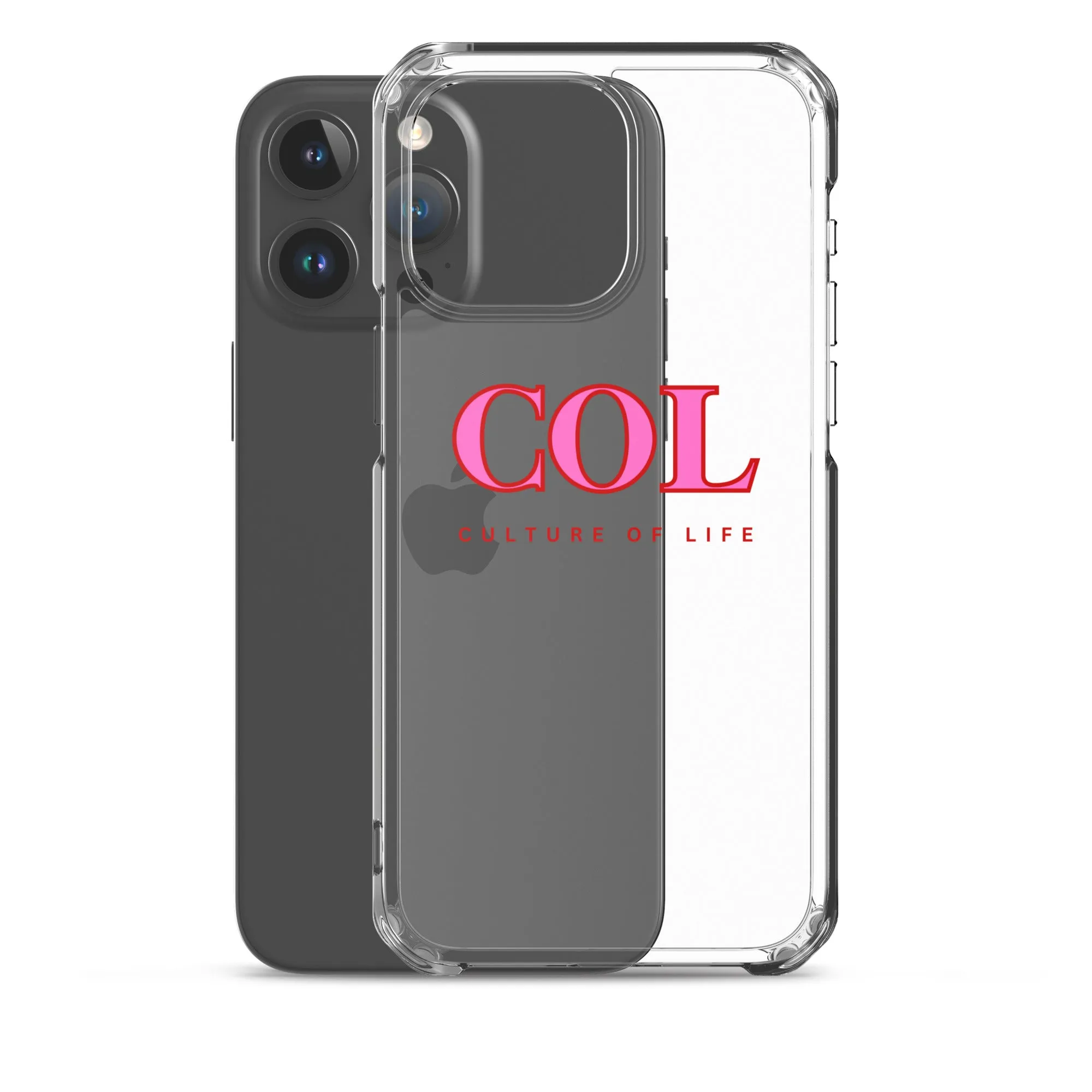 Clear COL logo Case for iPhone®