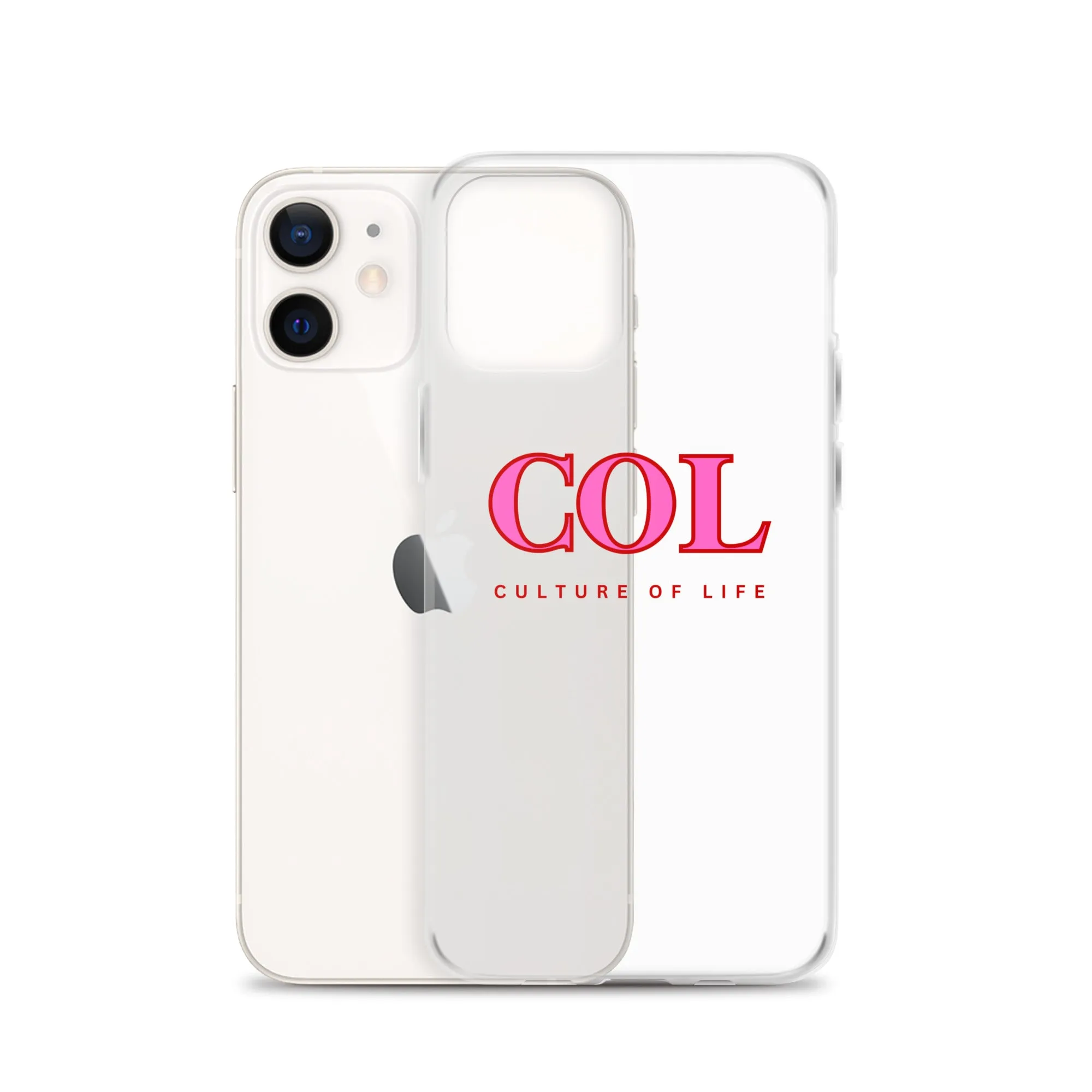 Clear COL logo Case for iPhone®