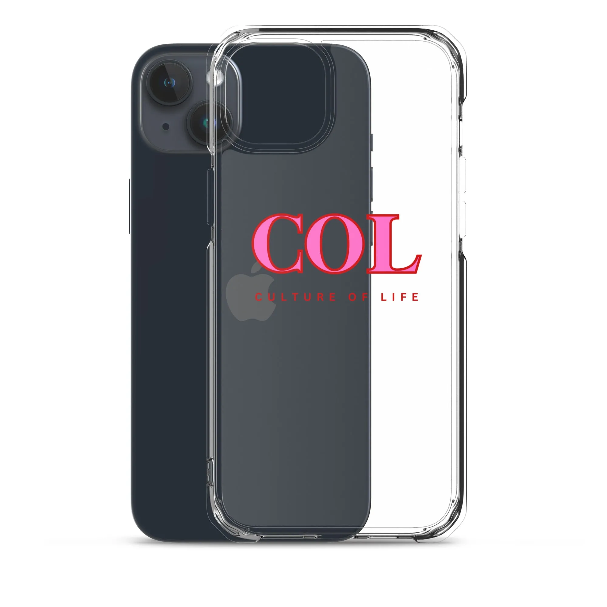 Clear COL logo Case for iPhone®