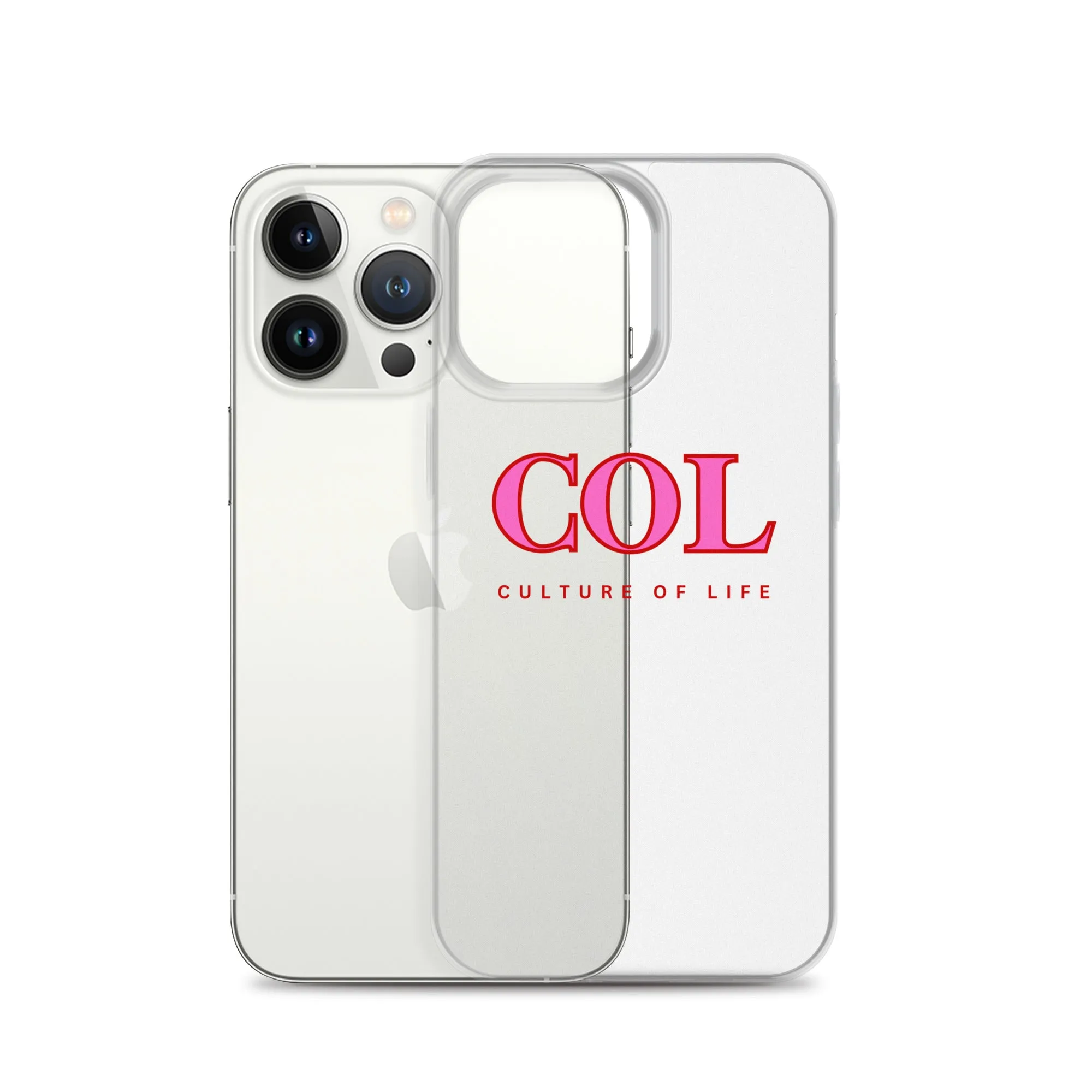 Clear COL logo Case for iPhone®