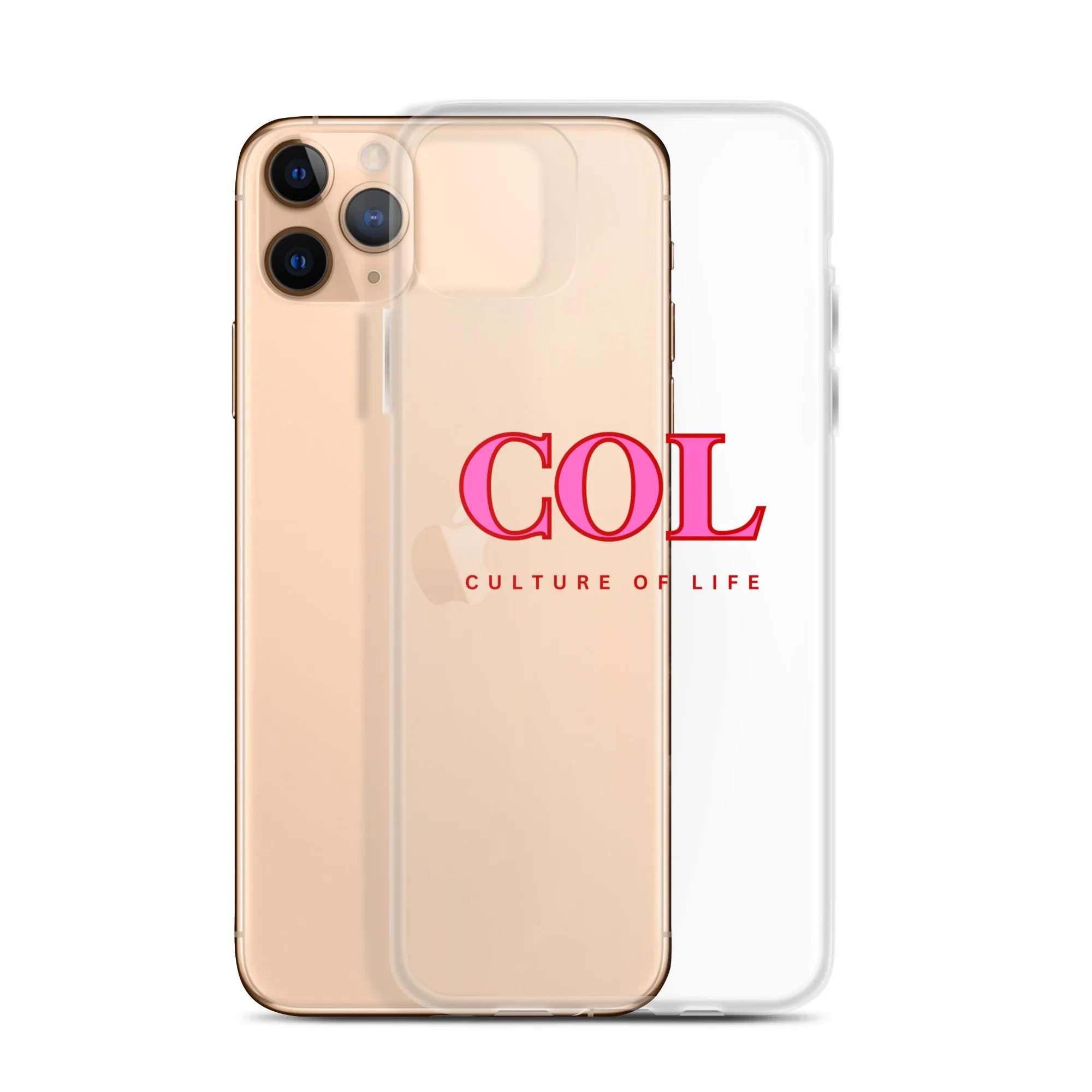 Clear COL logo Case for iPhone®