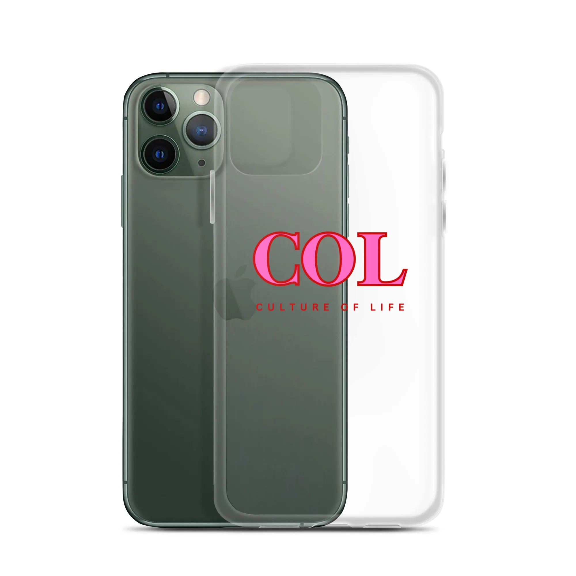 Clear COL logo Case for iPhone®