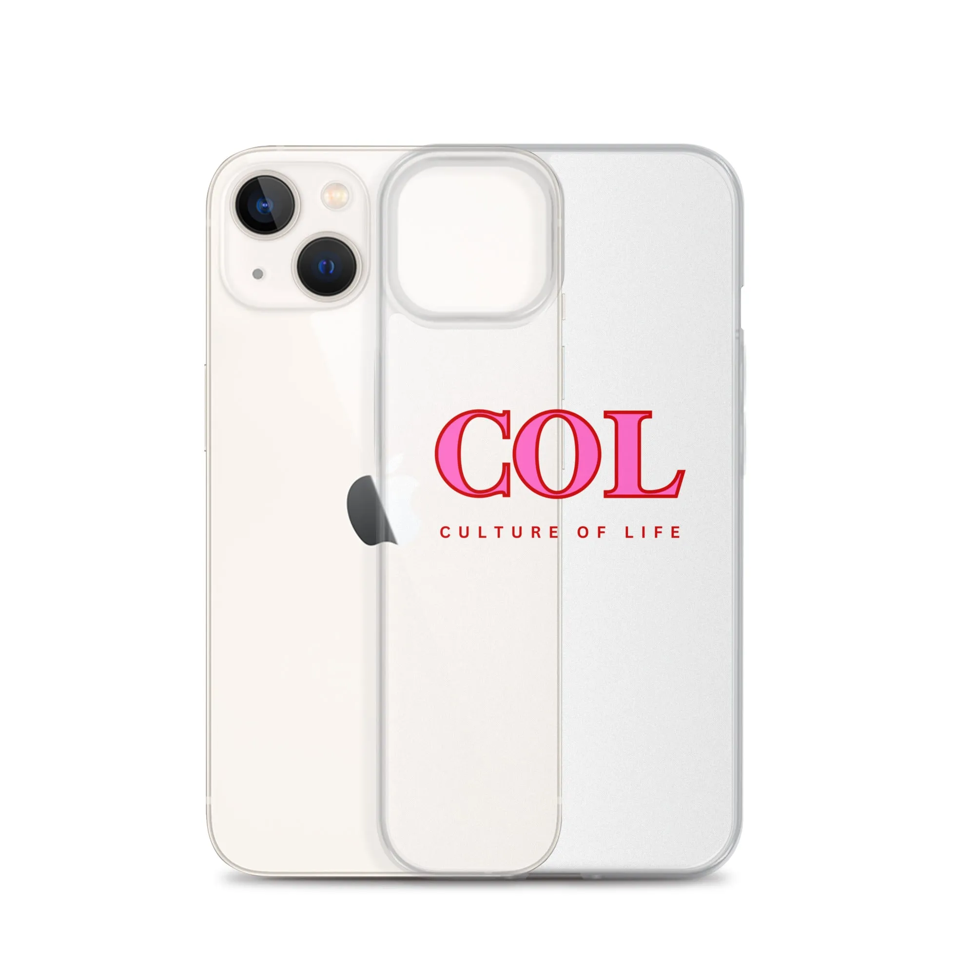 Clear COL logo Case for iPhone®