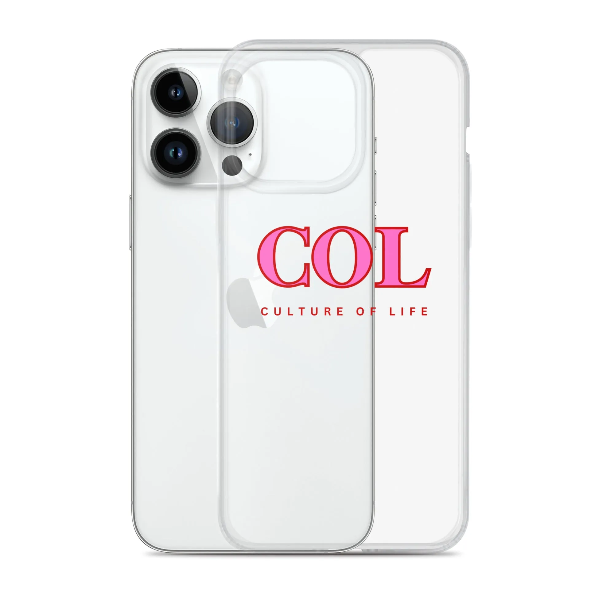 Clear COL logo Case for iPhone®