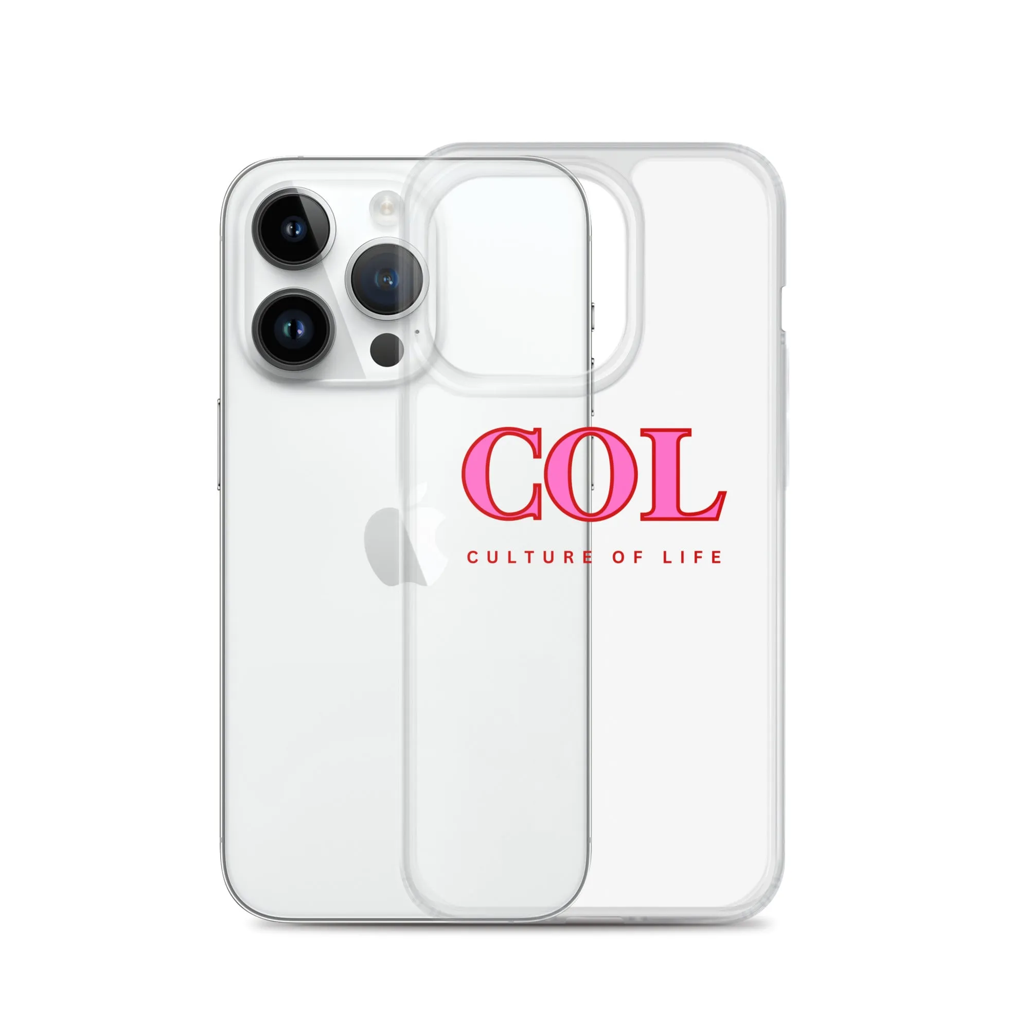 Clear COL logo Case for iPhone®