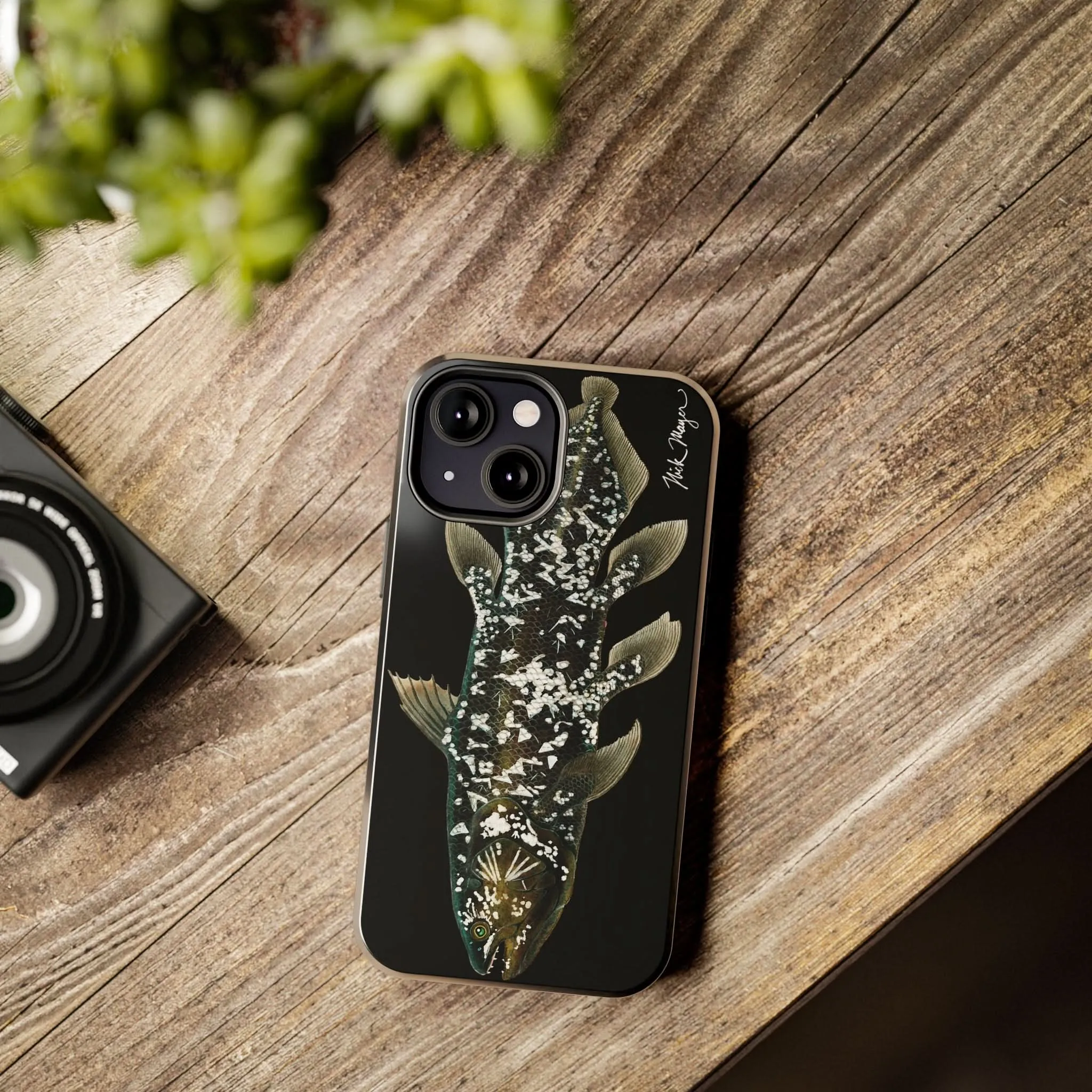 Coelacanth Black iPhone Case