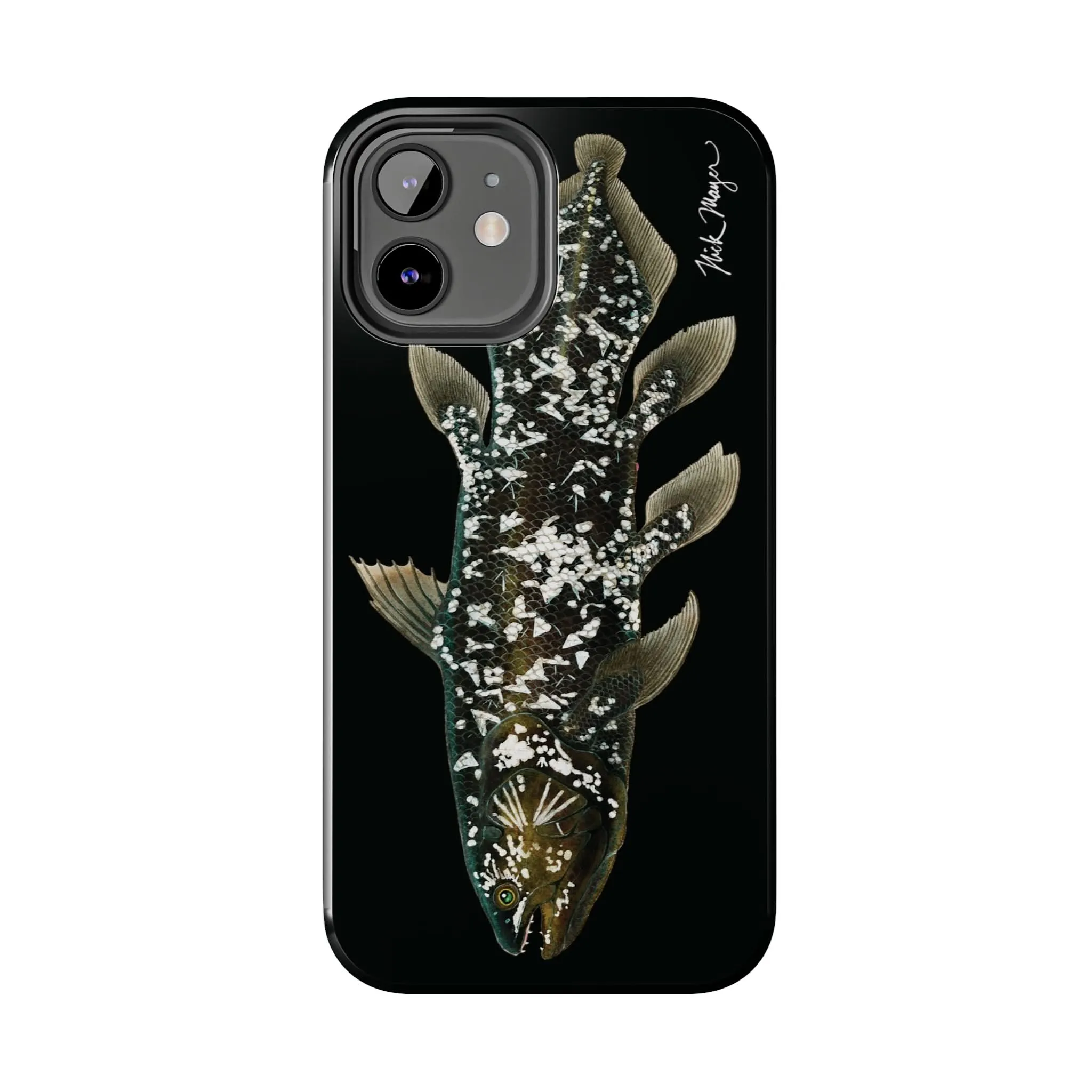 Coelacanth Black iPhone Case