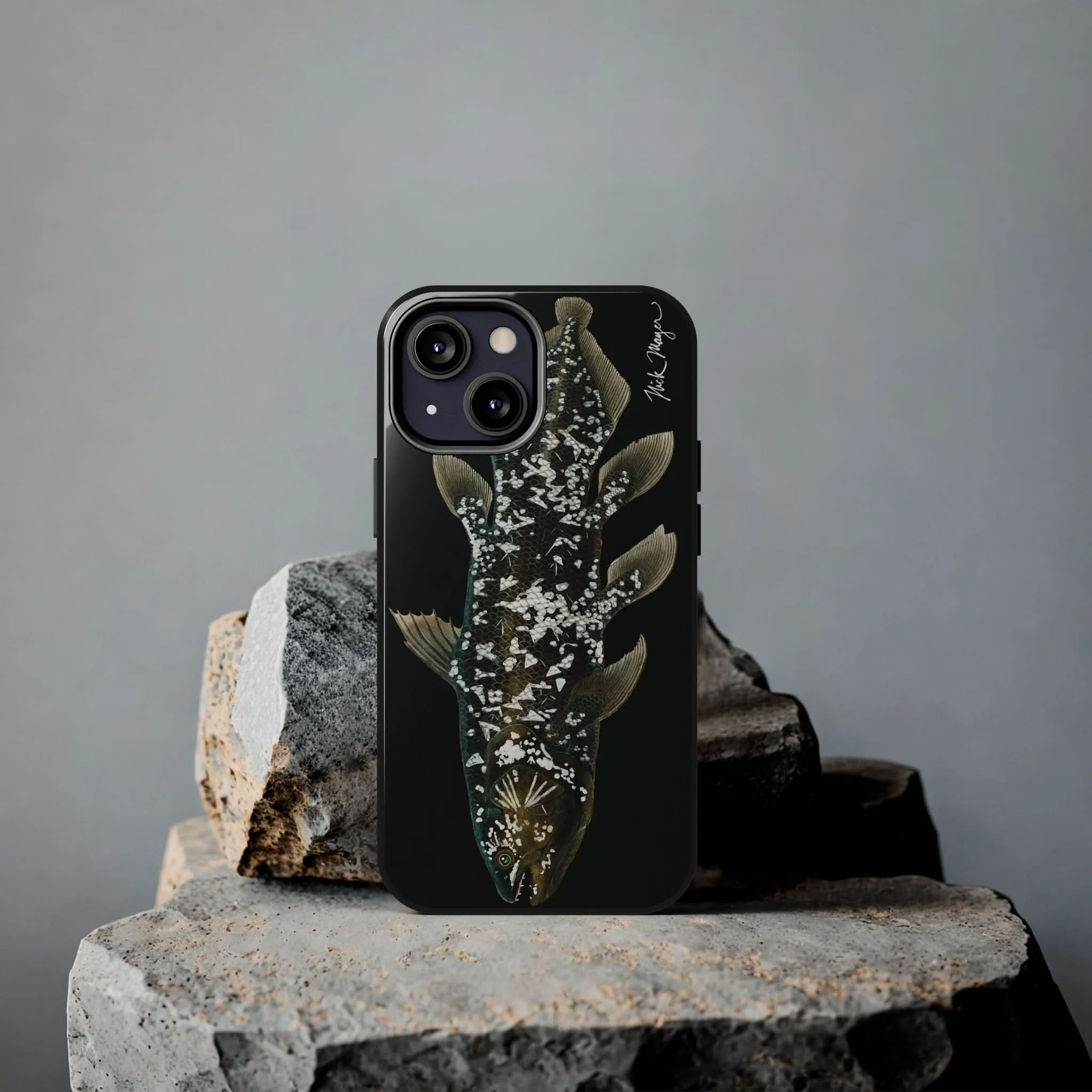 Coelacanth Black iPhone Case