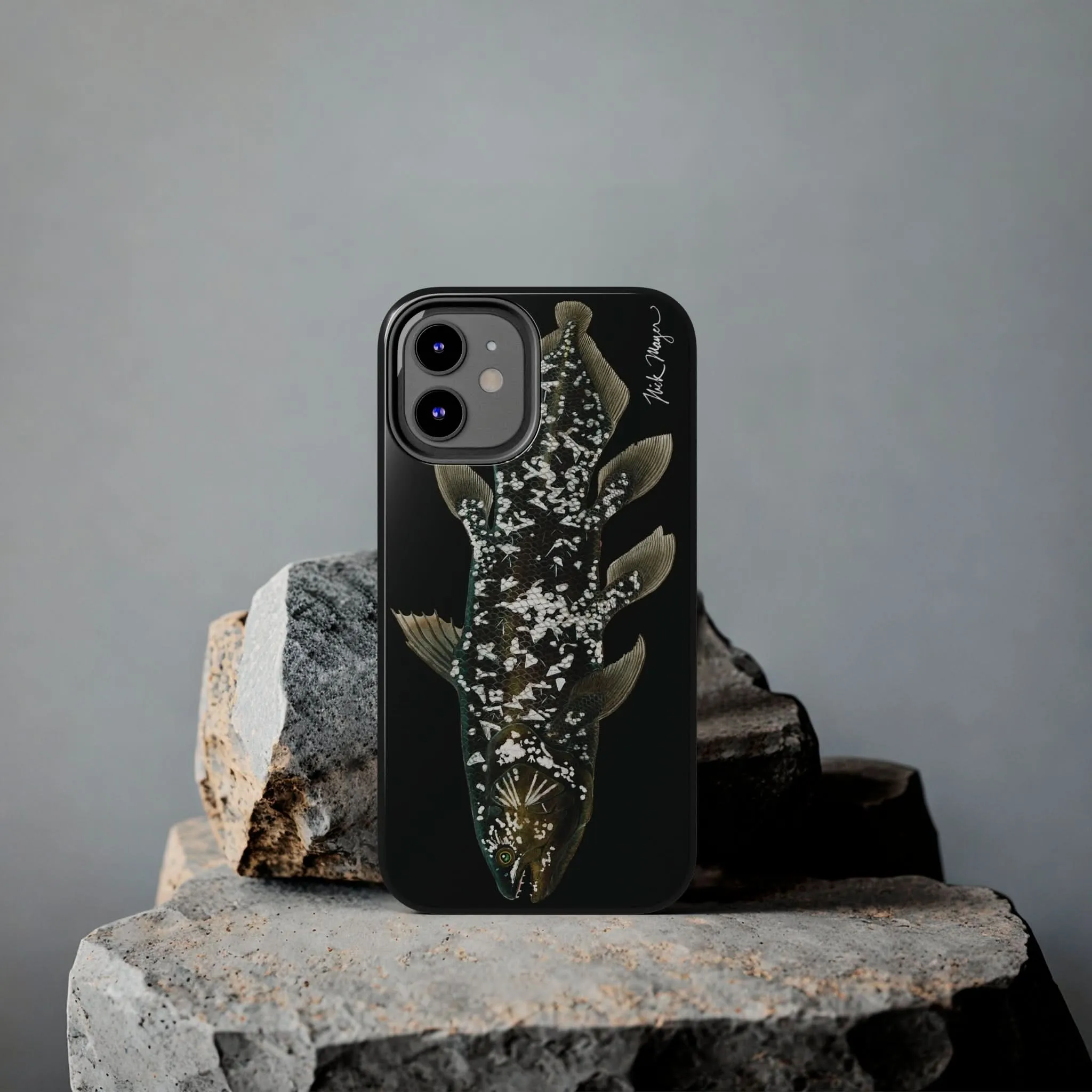 Coelacanth Black iPhone Case