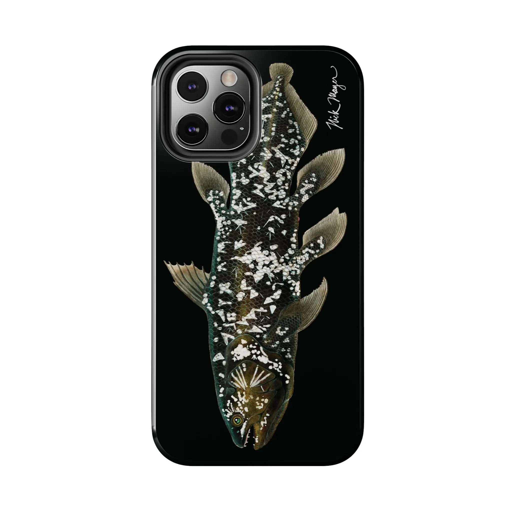 Coelacanth Black iPhone Case