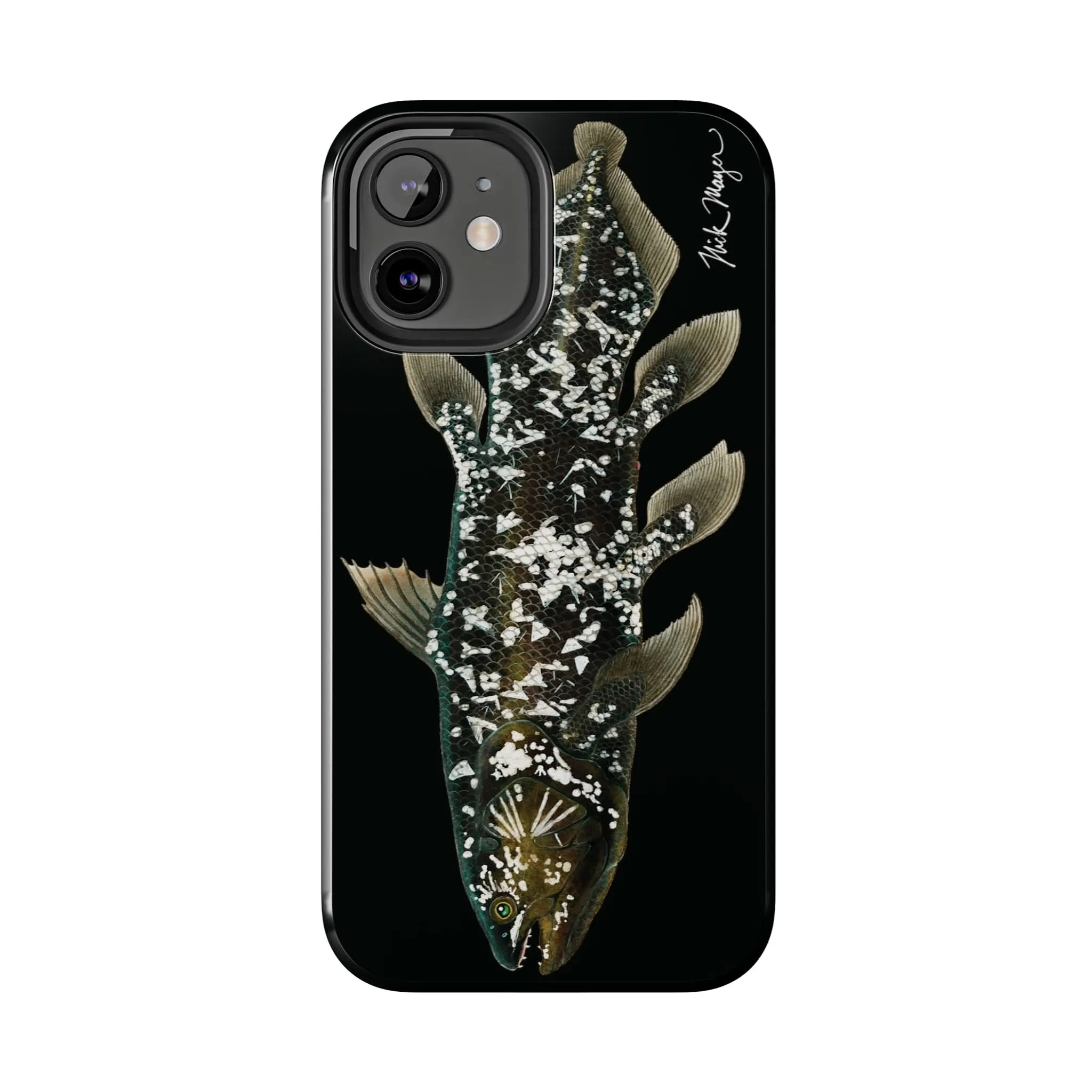 Coelacanth Black iPhone Case