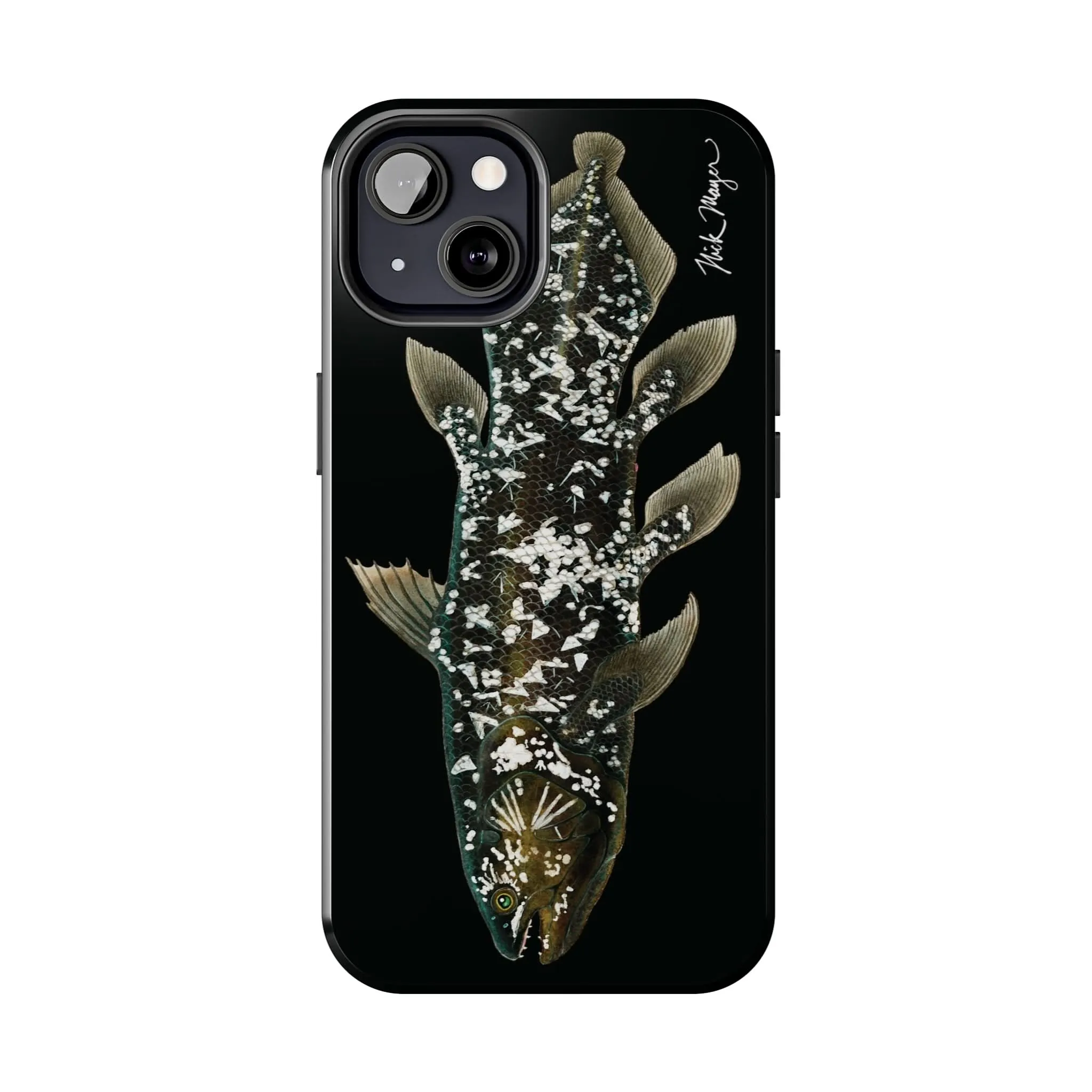 Coelacanth Black iPhone Case