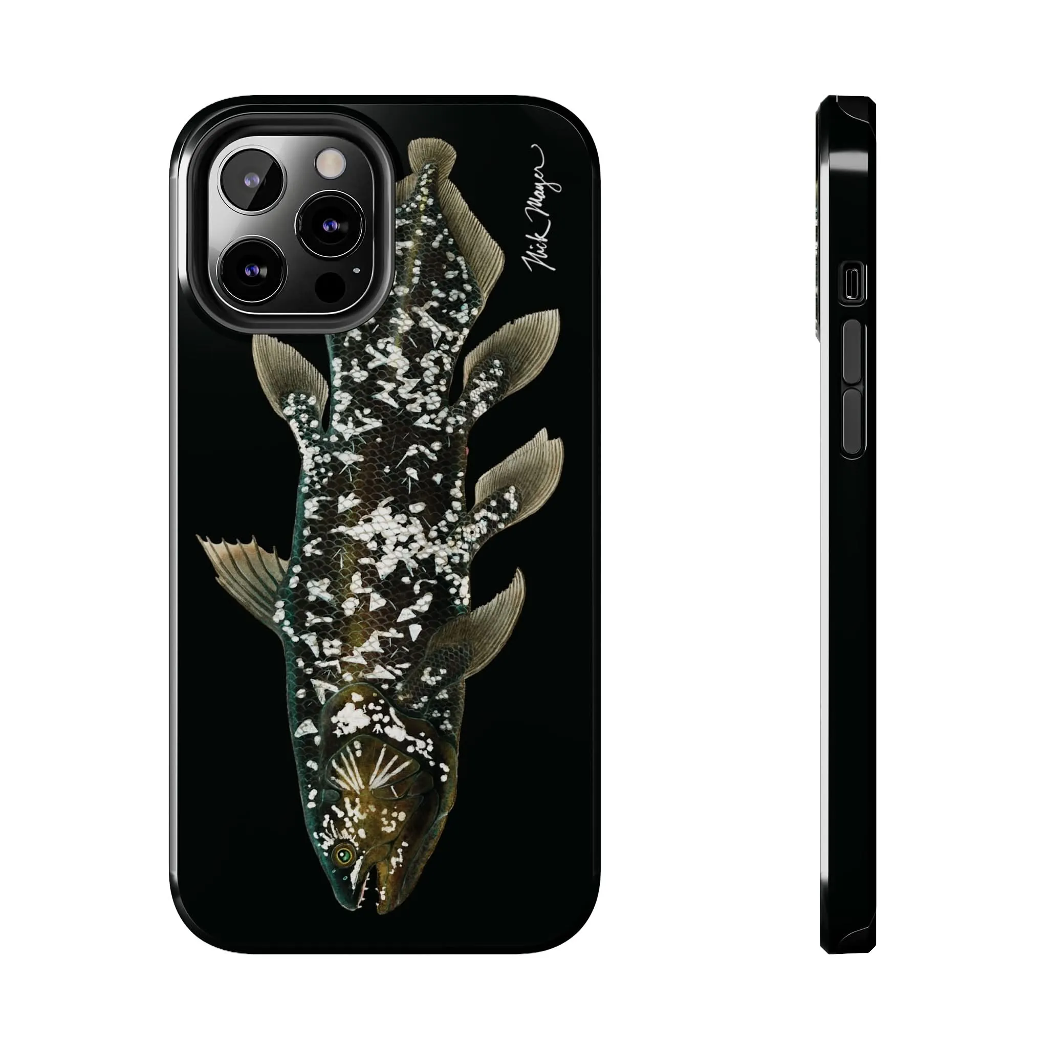 Coelacanth Black iPhone Case