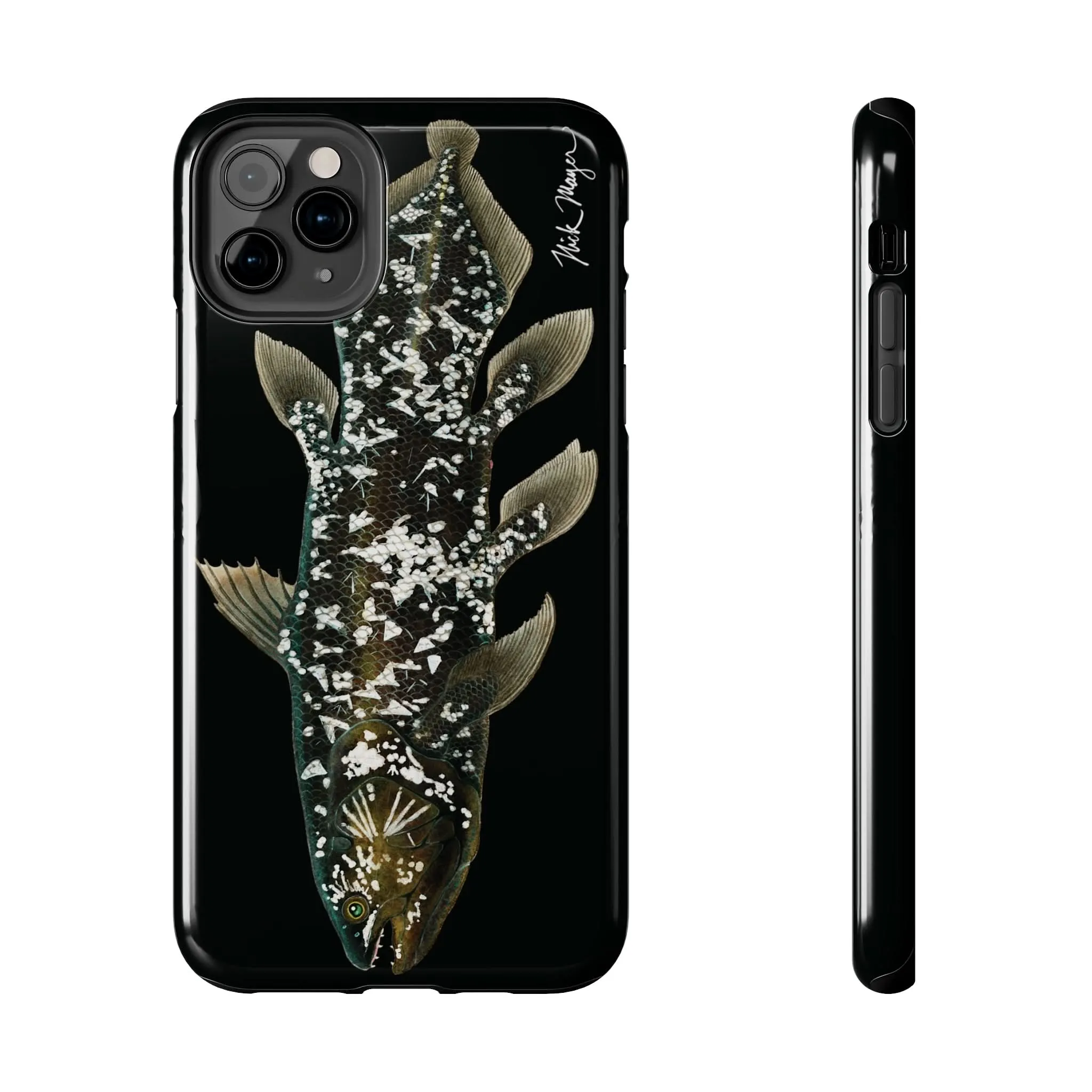 Coelacanth Black iPhone Case