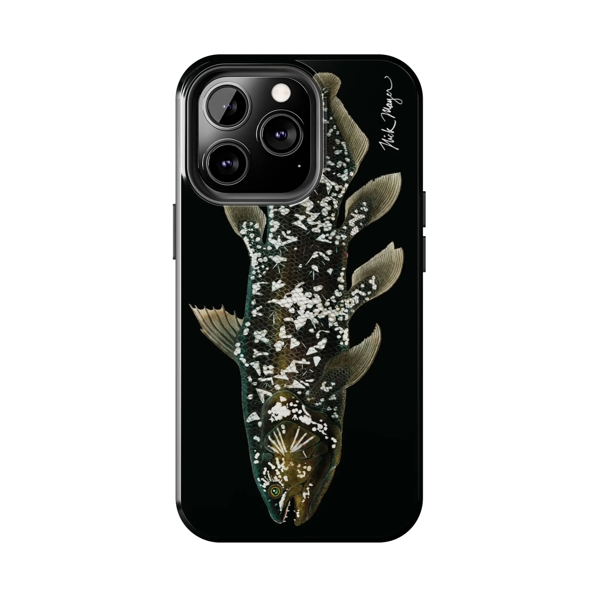 Coelacanth Black iPhone Case