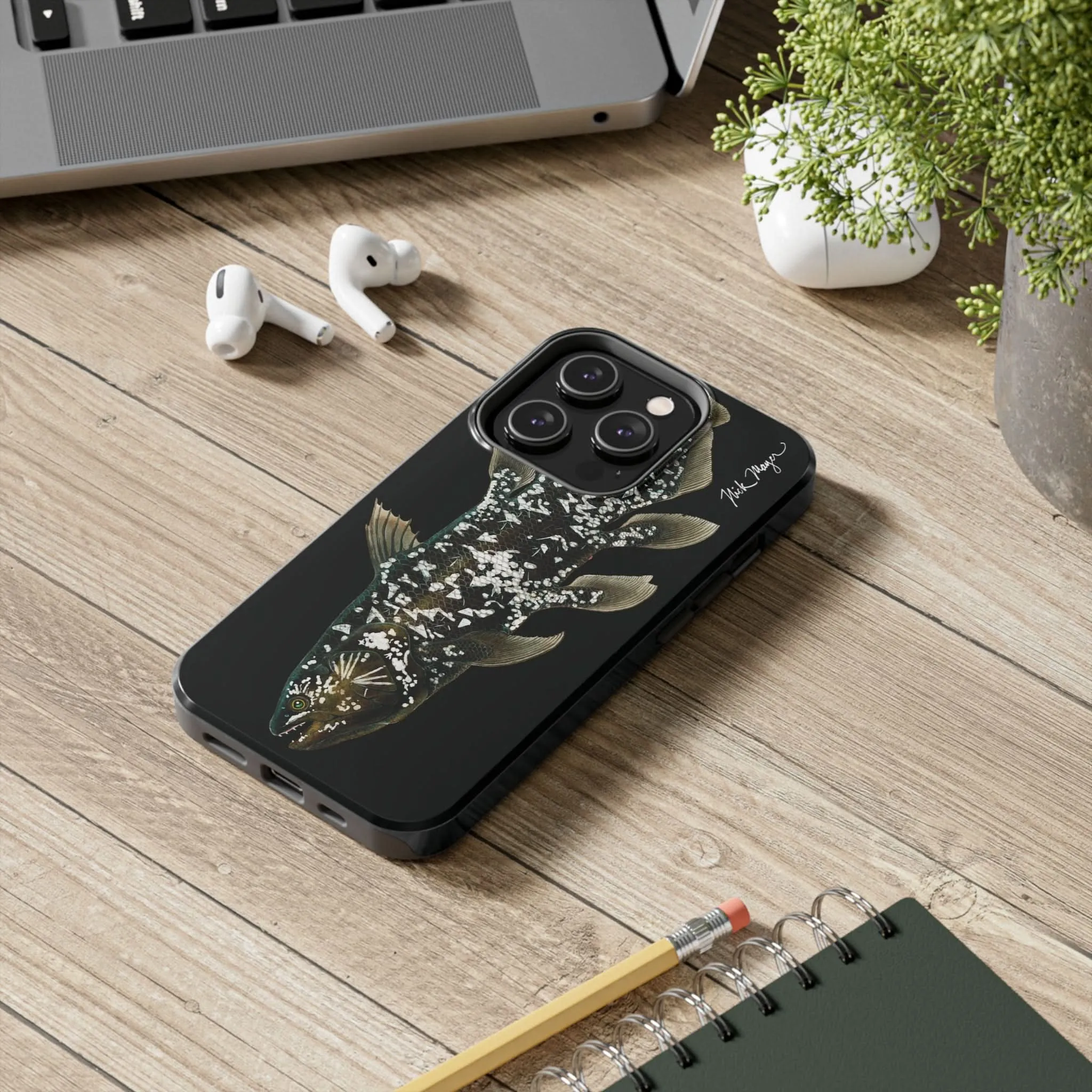 Coelacanth Black iPhone Case