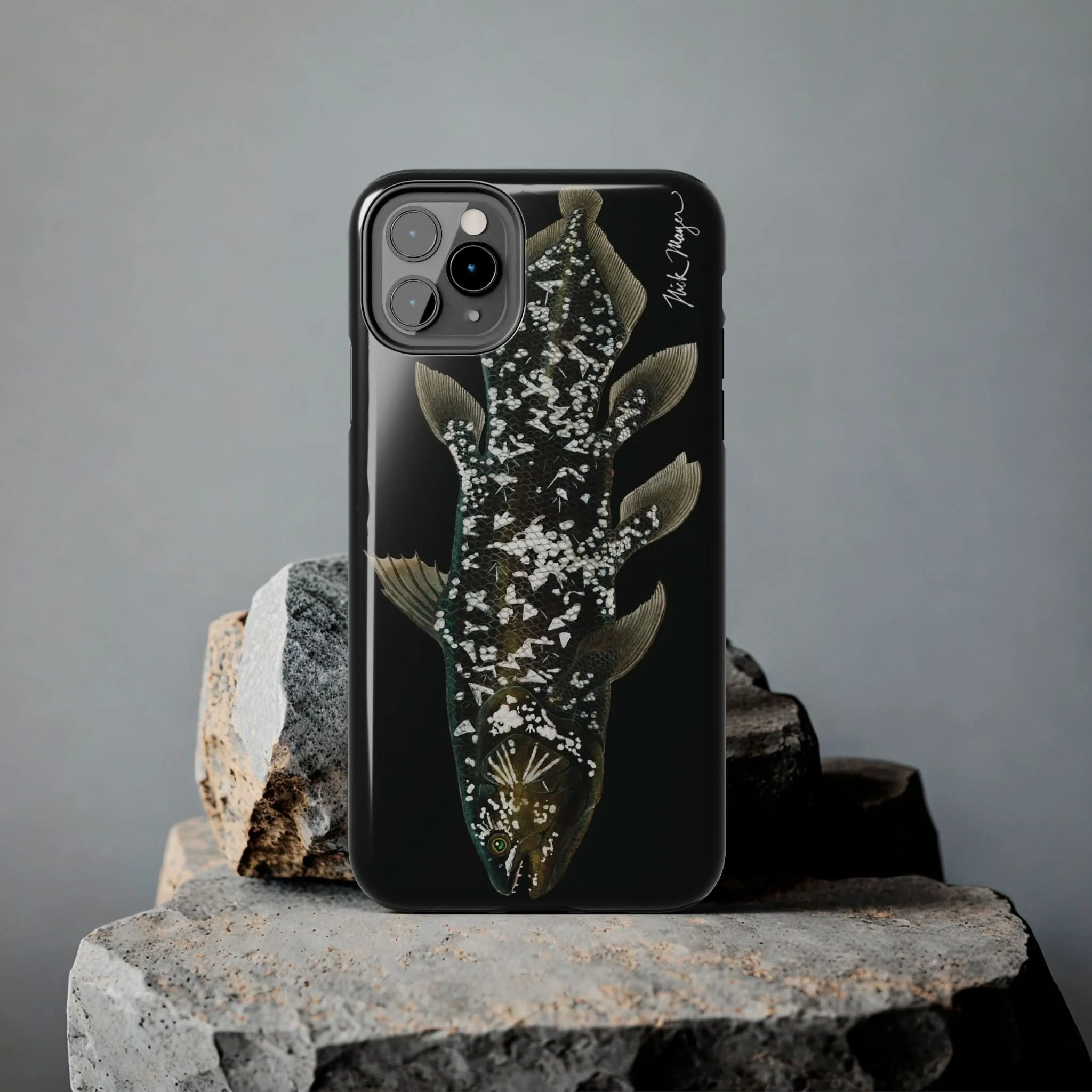 Coelacanth Black iPhone Case