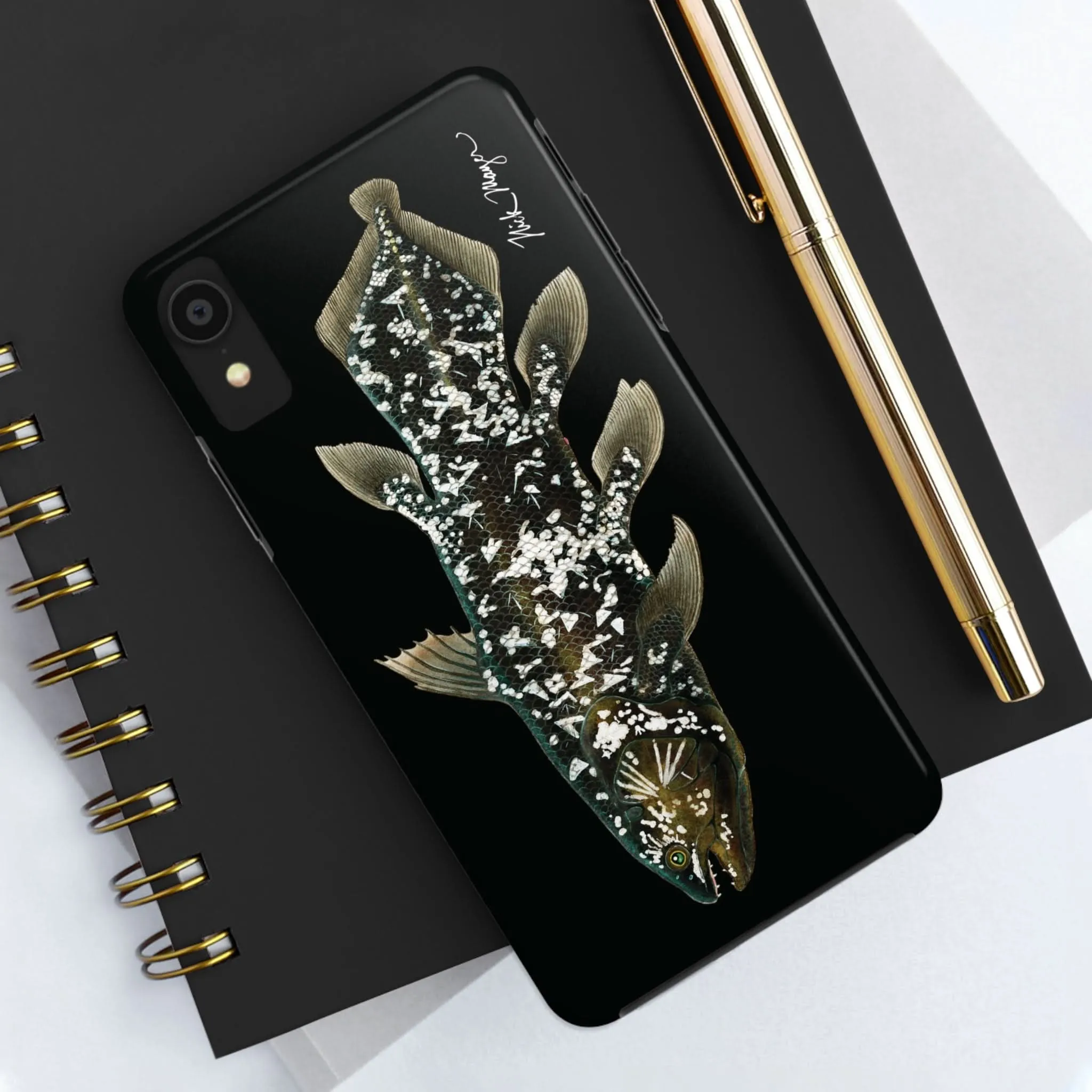 Coelacanth Black iPhone Case