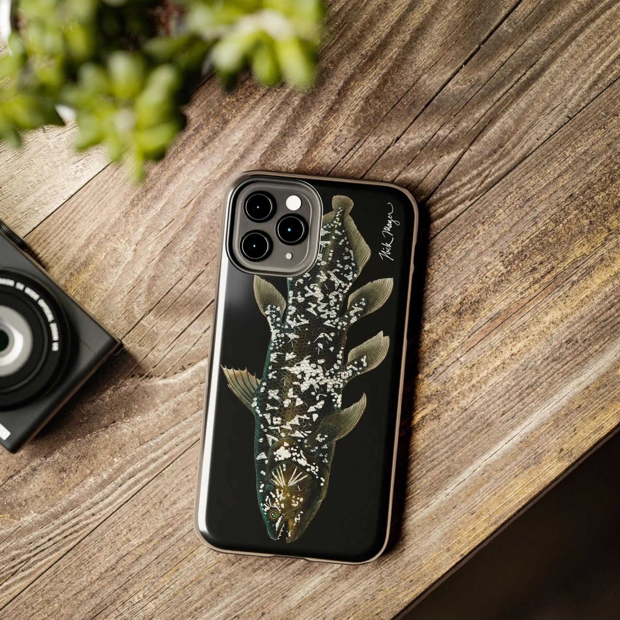 Coelacanth Black iPhone Case