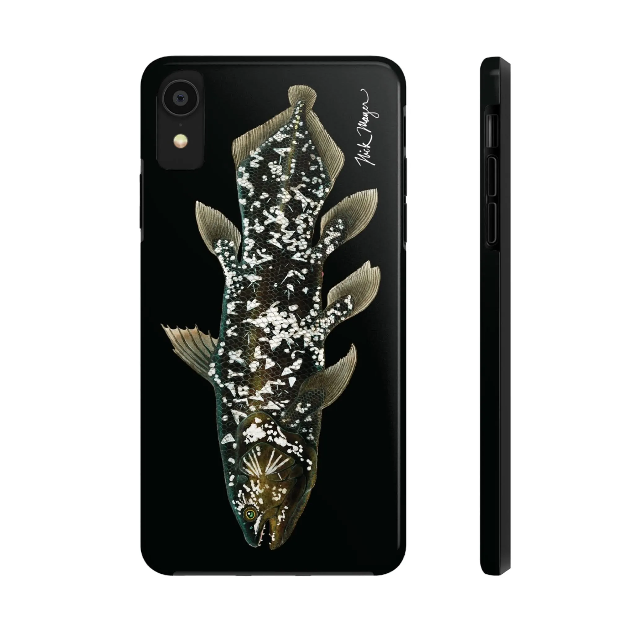 Coelacanth Black iPhone Case