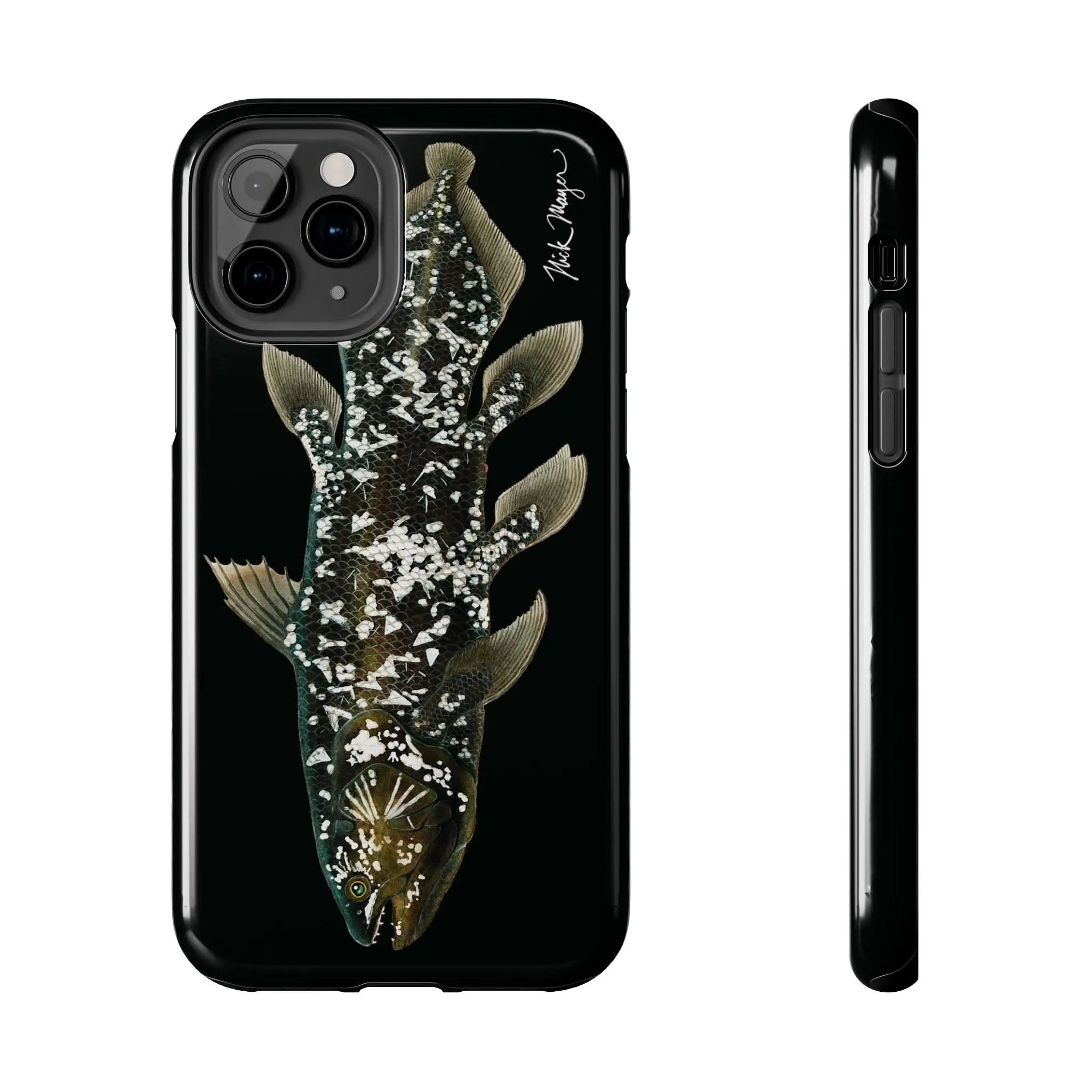 Coelacanth Black iPhone Case