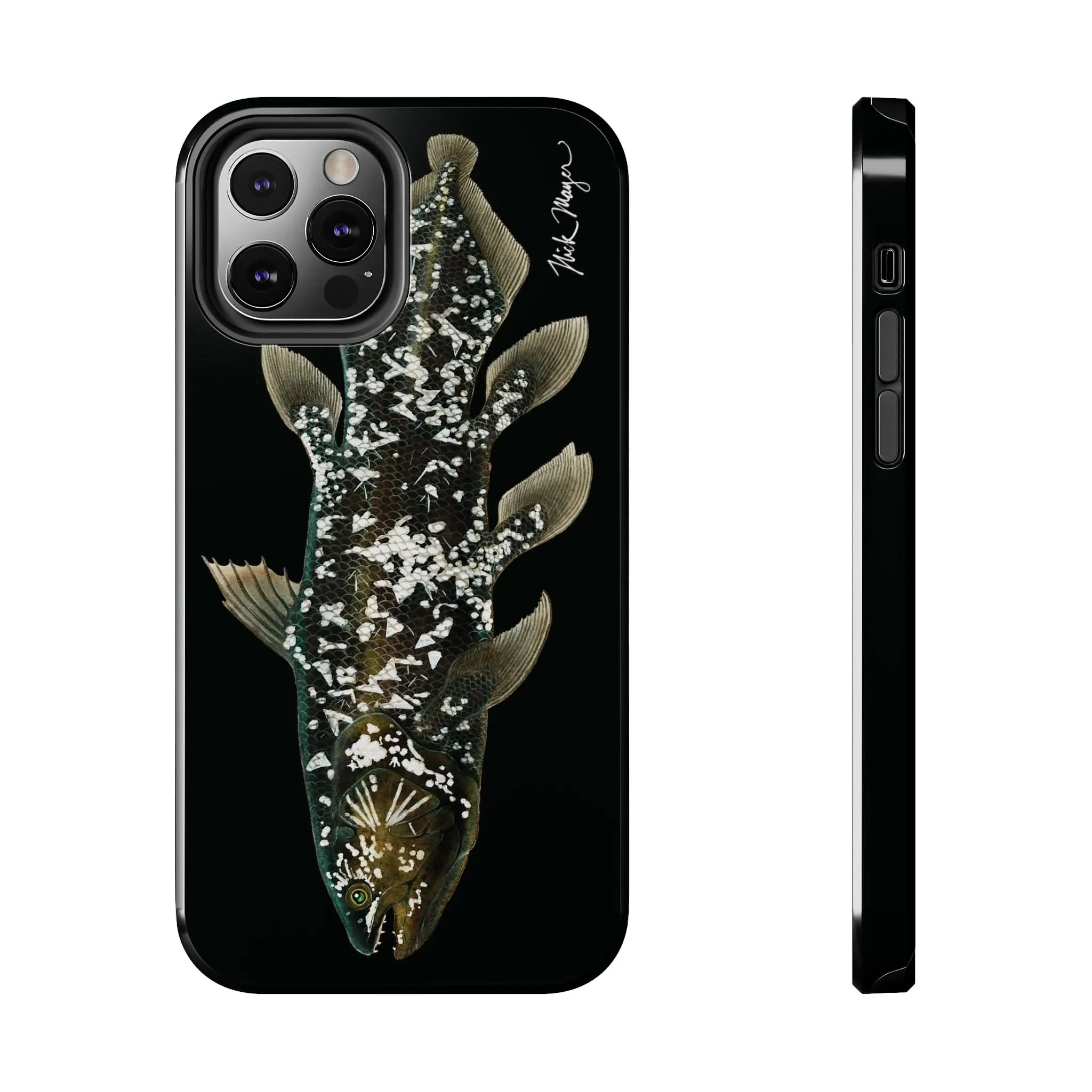 Coelacanth Black iPhone Case