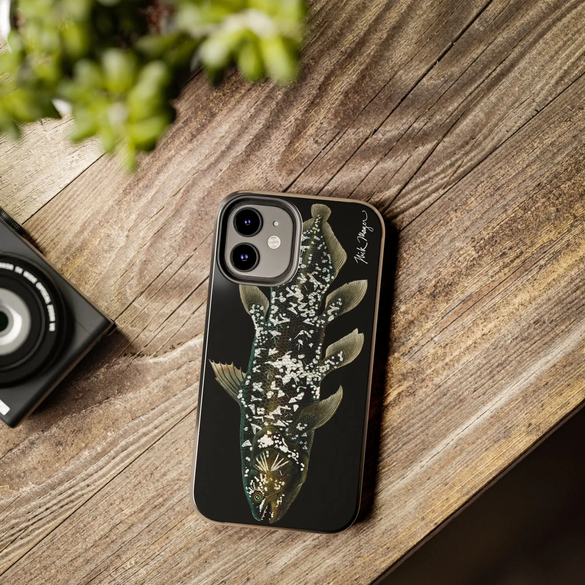 Coelacanth Black iPhone Case