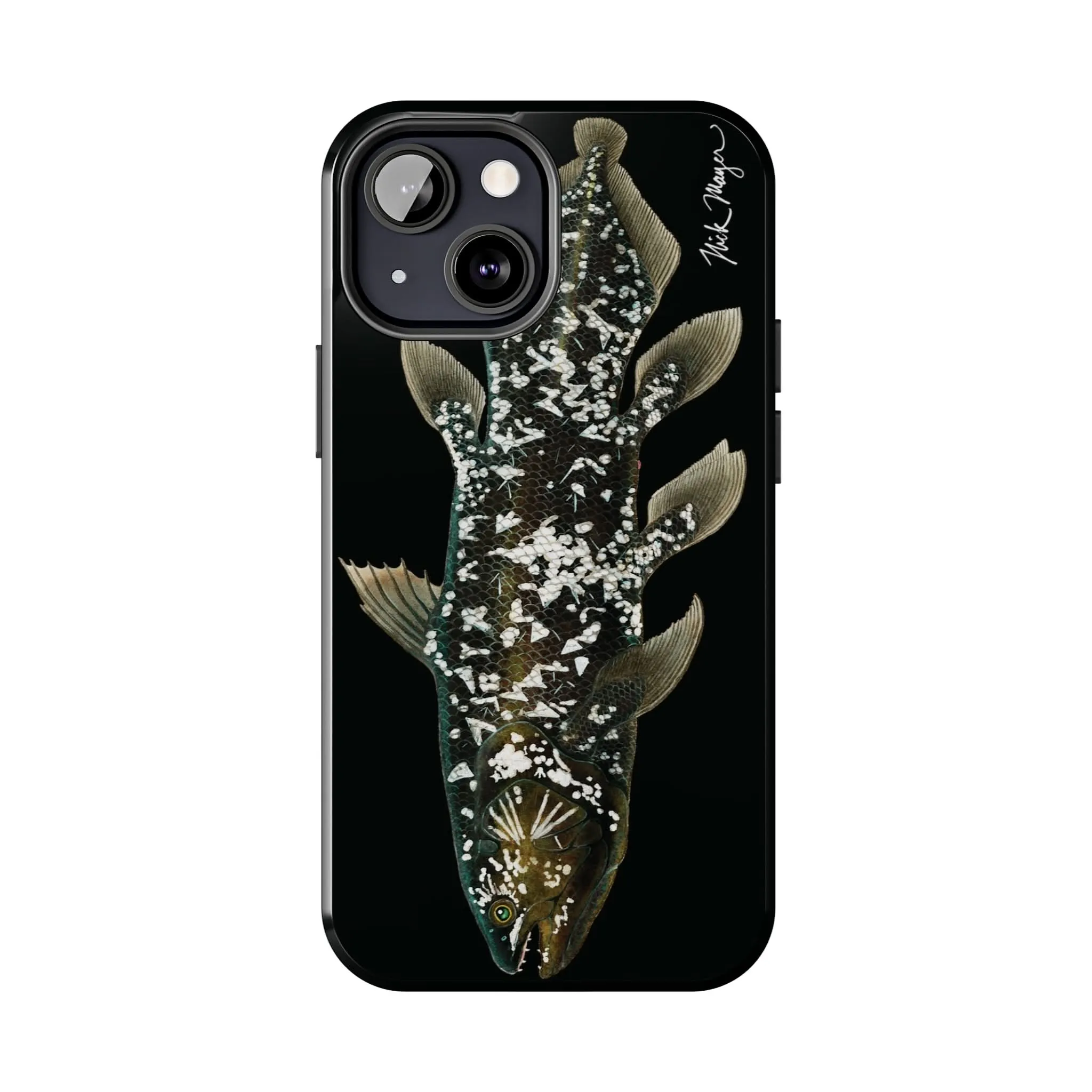 Coelacanth Black iPhone Case