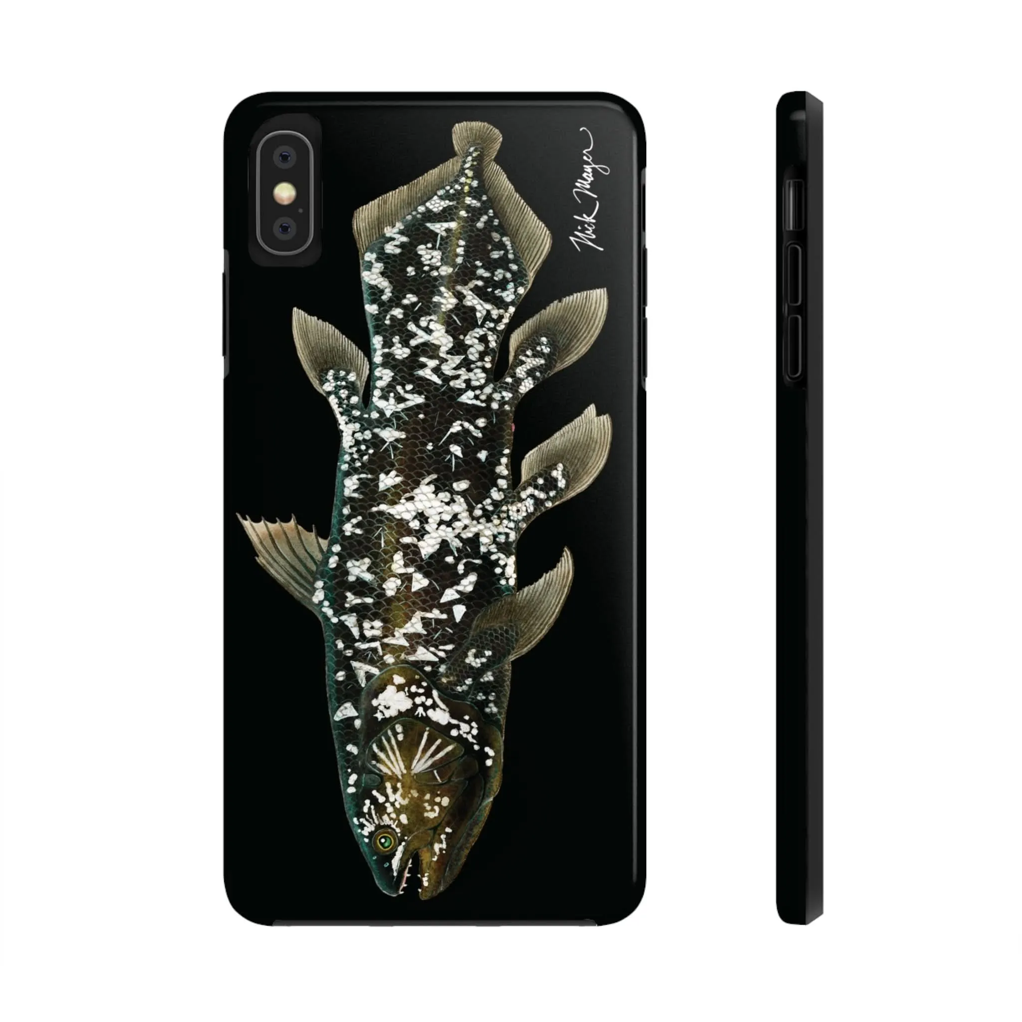 Coelacanth Black iPhone Case