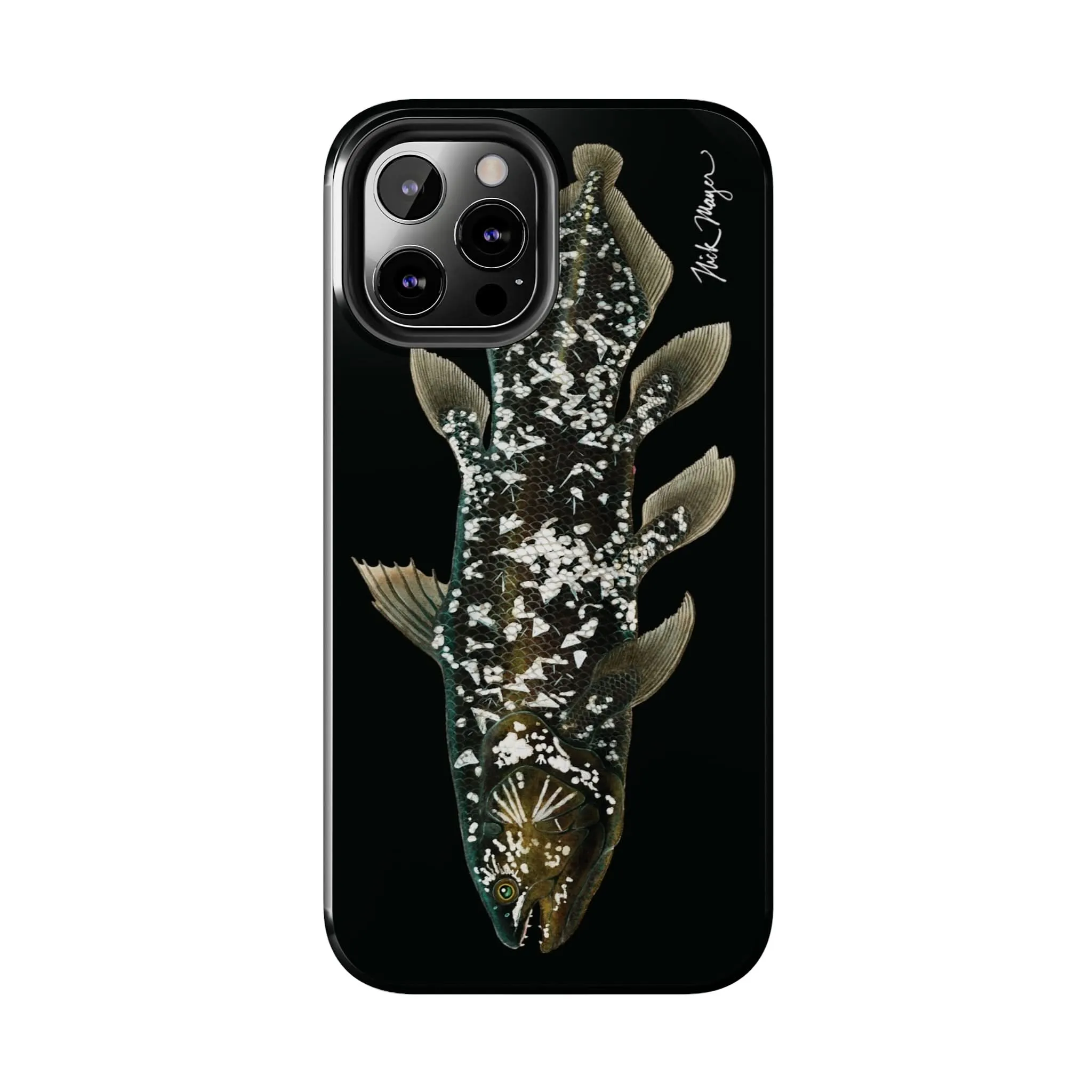 Coelacanth Black iPhone Case